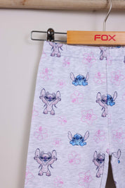 FOX תינוקות בנות אחר פיג'מה פוטר ממותגת סטיץ' פיג'מה פוטר ממותגת סטיץ'