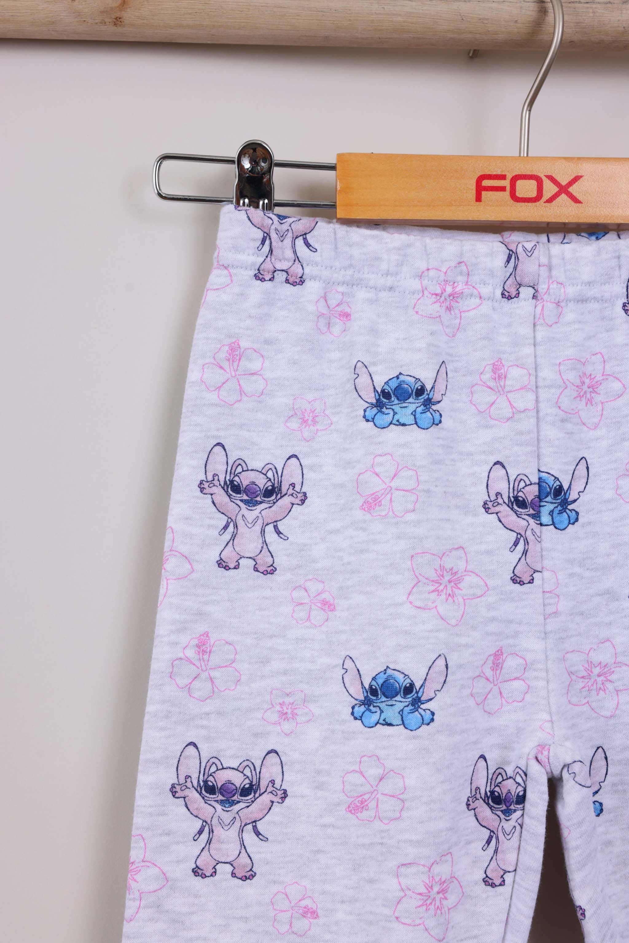 FOX תינוקות בנות אחר פיג'מה פוטר ממותגת סטיץ' פיג'מה פוטר ממותגת סטיץ'