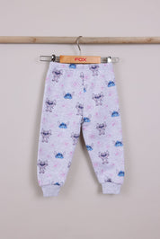 FOX תינוקות בנות אחר פיג'מה פוטר ממותגת סטיץ' פיג'מה פוטר ממותגת סטיץ'