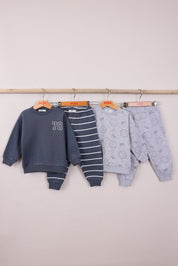 FOX NB אחר מארז שני פיג'מות פוטר עם הדפס מארז שני פיג'מות פוטר עם הדפס