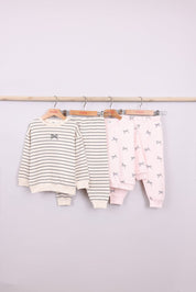 FOX FOX אחר פיג'מות פוטר עם דפוס 2 במארז פיג'מות פוטר עם דפוס 2 במארז