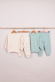 FOX FOX אחר פיג'מות פוטר עם דפוס 2 במארז פיג'מות פוטר עם דפוס 2 במארז