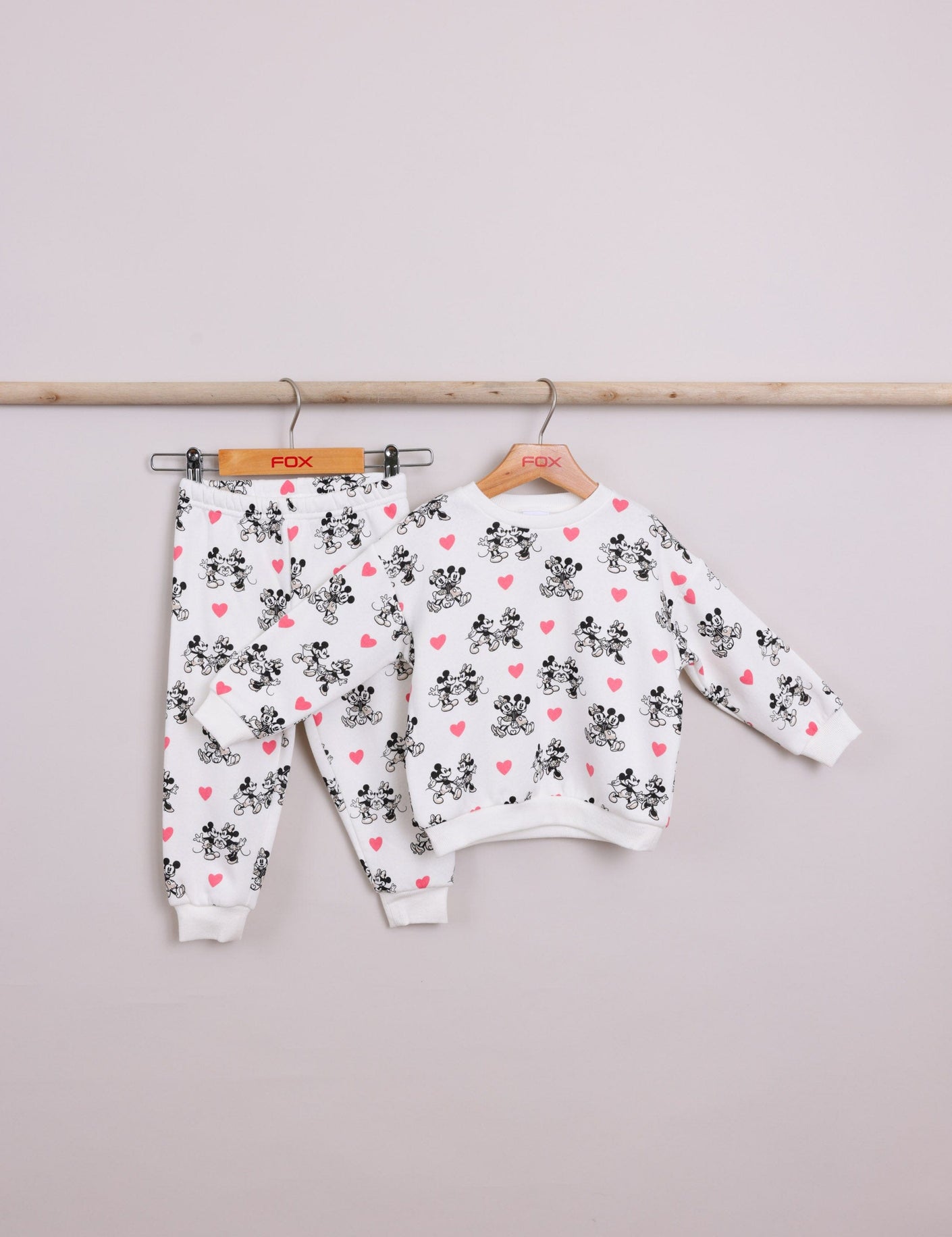 FOX תינוקות בנות אחר פיג'מה ממותגת מיני&מיקי מאוס פיג'מה ממותגת מיני&מיקי מאוס