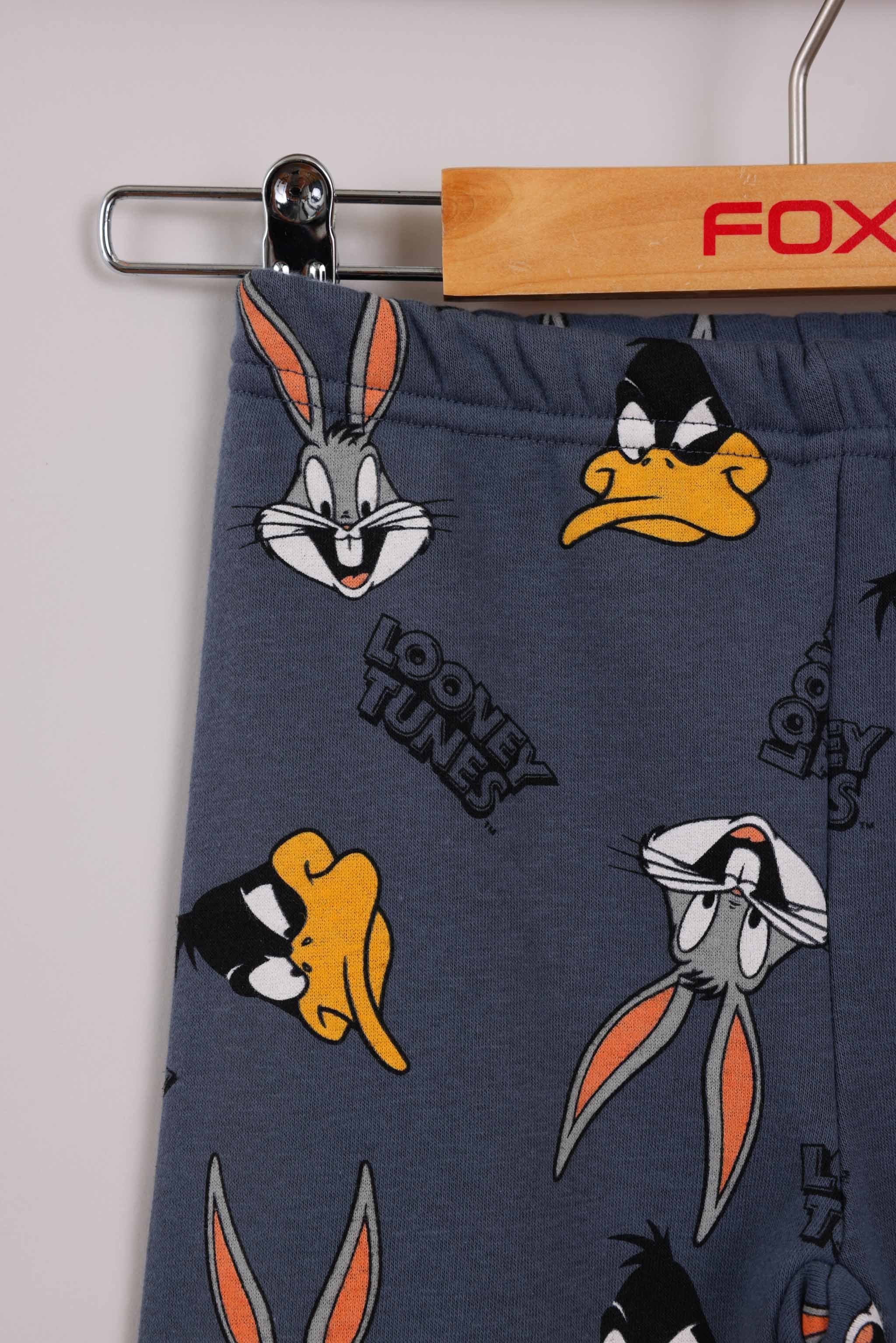 FOX תינוקות בנים אחר פיג'מה ממותגת לוני טונס MINIME פיג'מה ממותגת לוני טונס MINIME