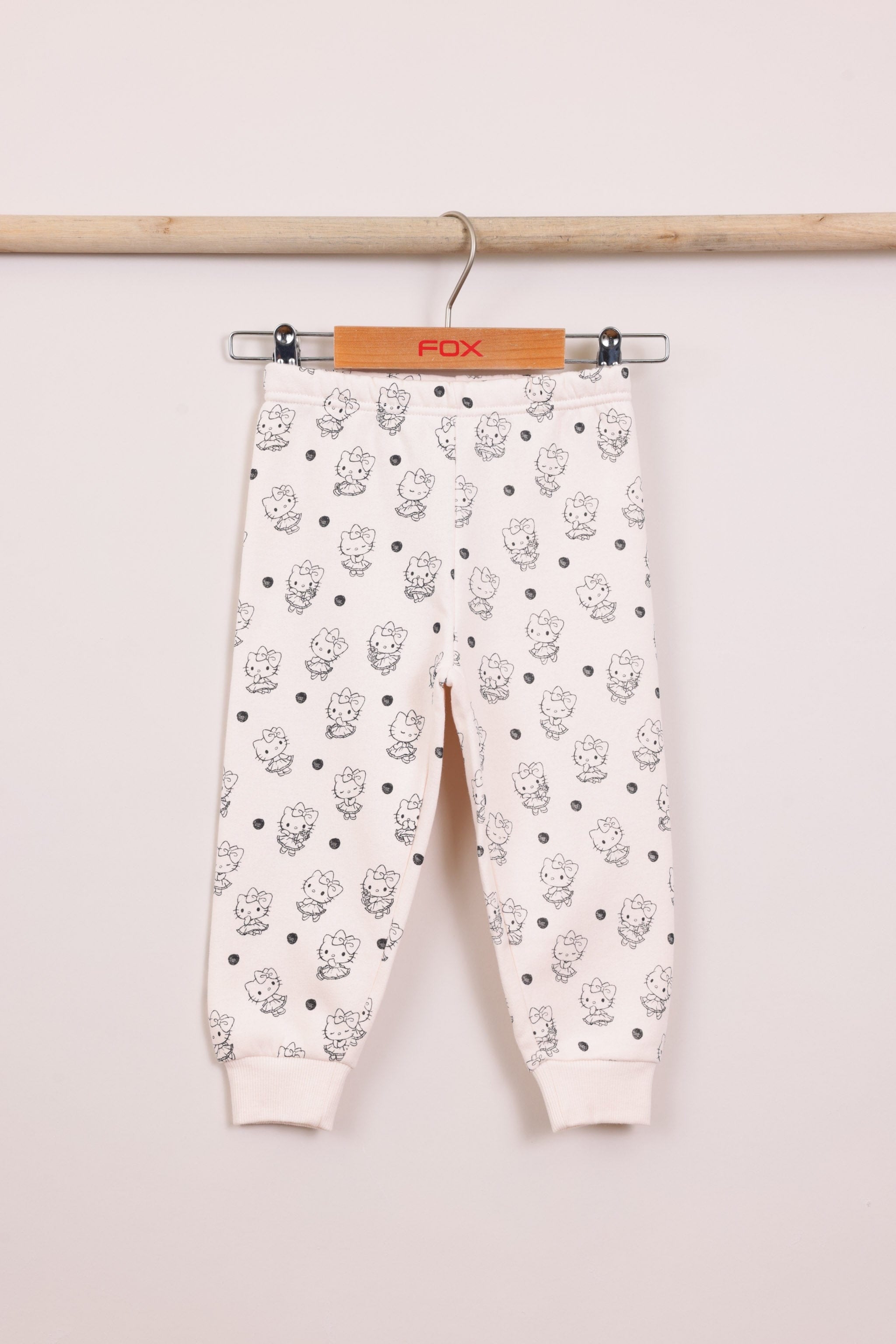 FOX תינוקות בנות אחר פיג'מה פוטר ממותגת הלו קיטי פיג'מה פוטר ממותגת הלו קיטי