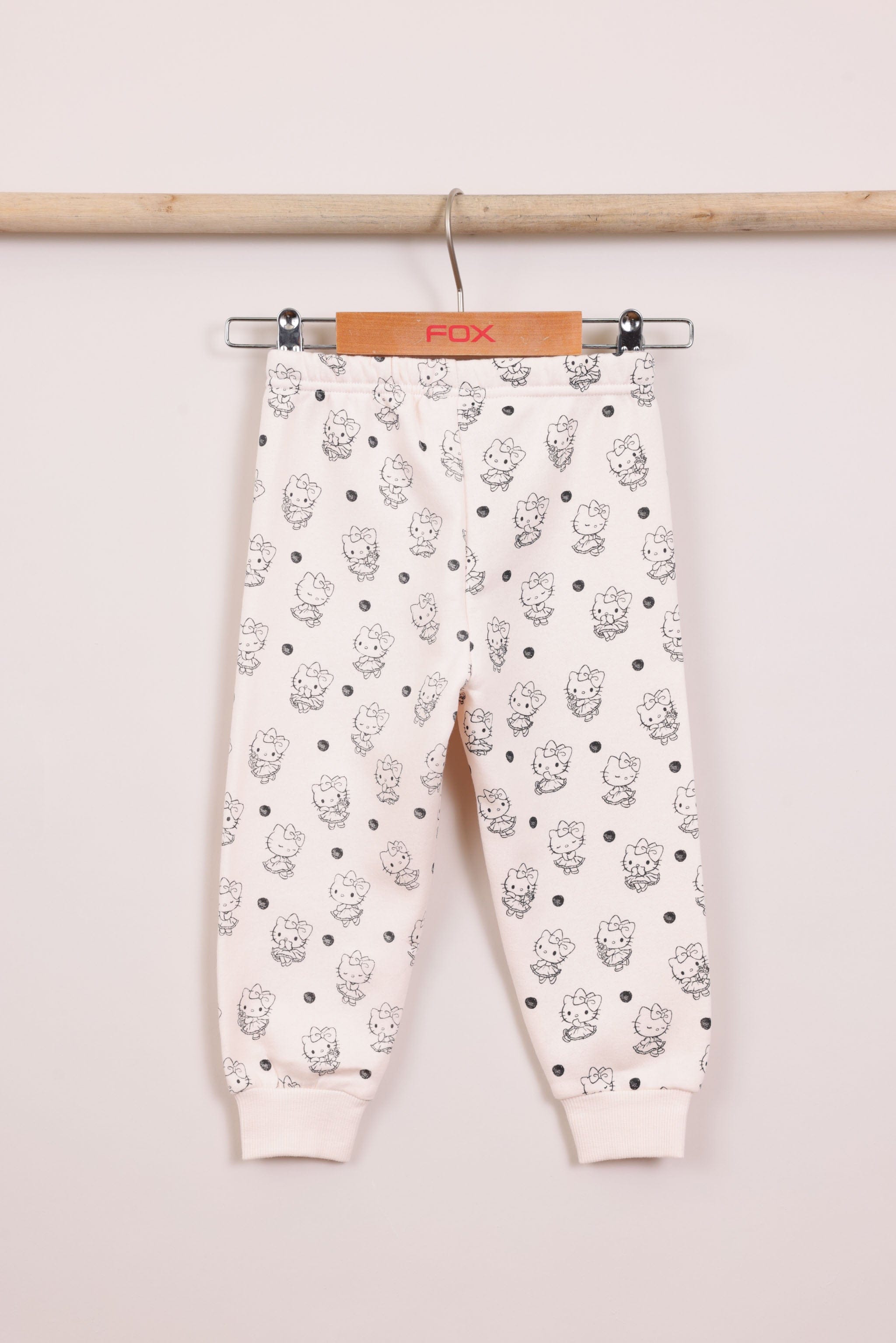 FOX תינוקות בנות אחר פיג'מה פוטר ממותגת הלו קיטי פיג'מה פוטר ממותגת הלו קיטי