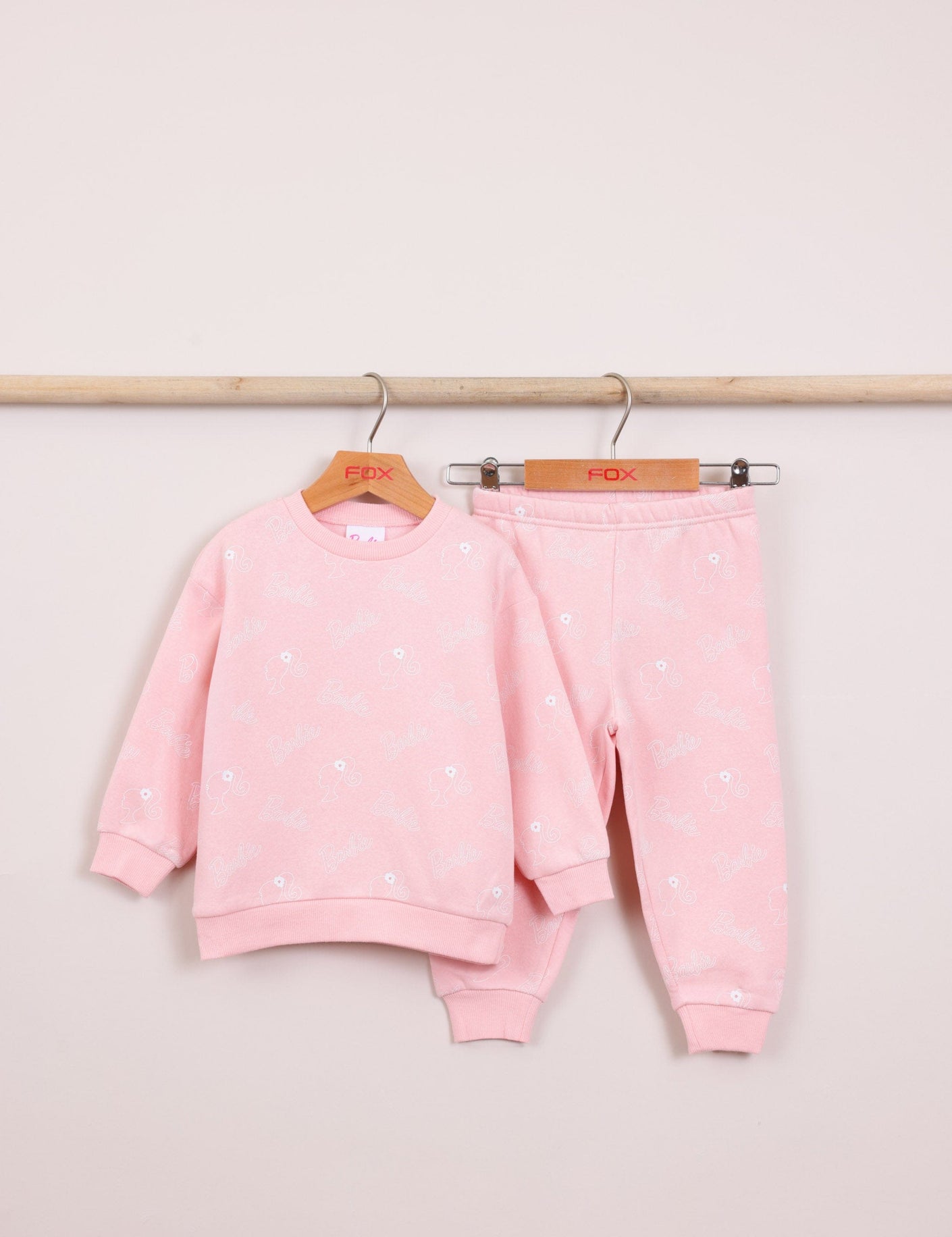 FOX תינוקות בנות אחר פיג'מה פוטר ממותגת ברבי פיג'מה פוטר ממותגת ברבי