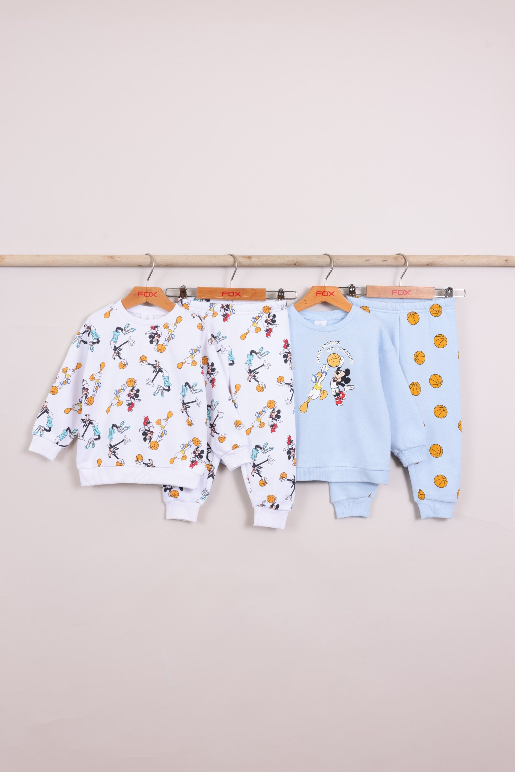 FOX תינוקות בנים אחר 2 פיג'מות פוטר ממותגות דיסני 2 פיג'מות פוטר ממותגות דיסני