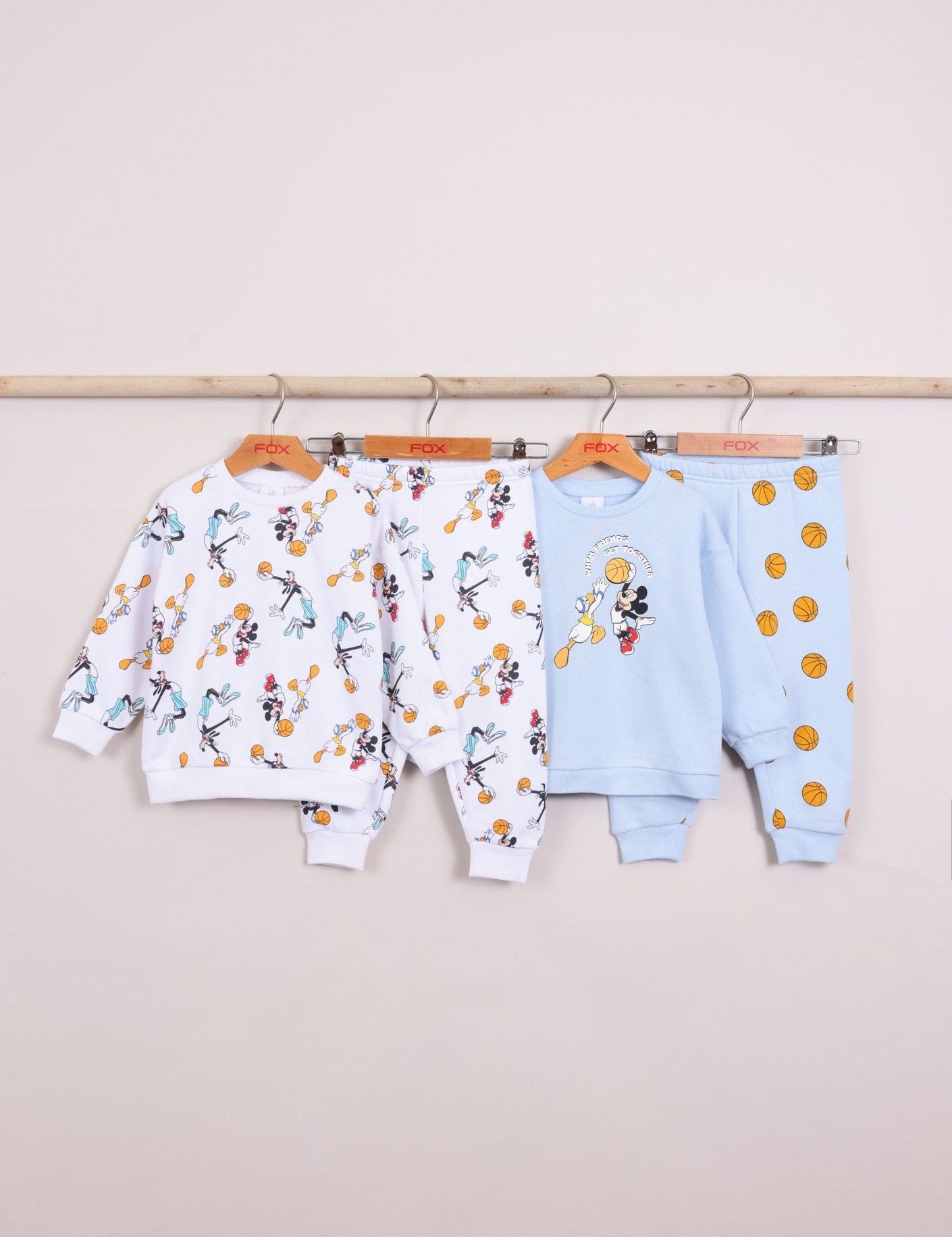 FOX תינוקות בנים אחר 2 פיג'מות פוטר ממותגות דיסני 2 פיג'מות פוטר ממותגות דיסני