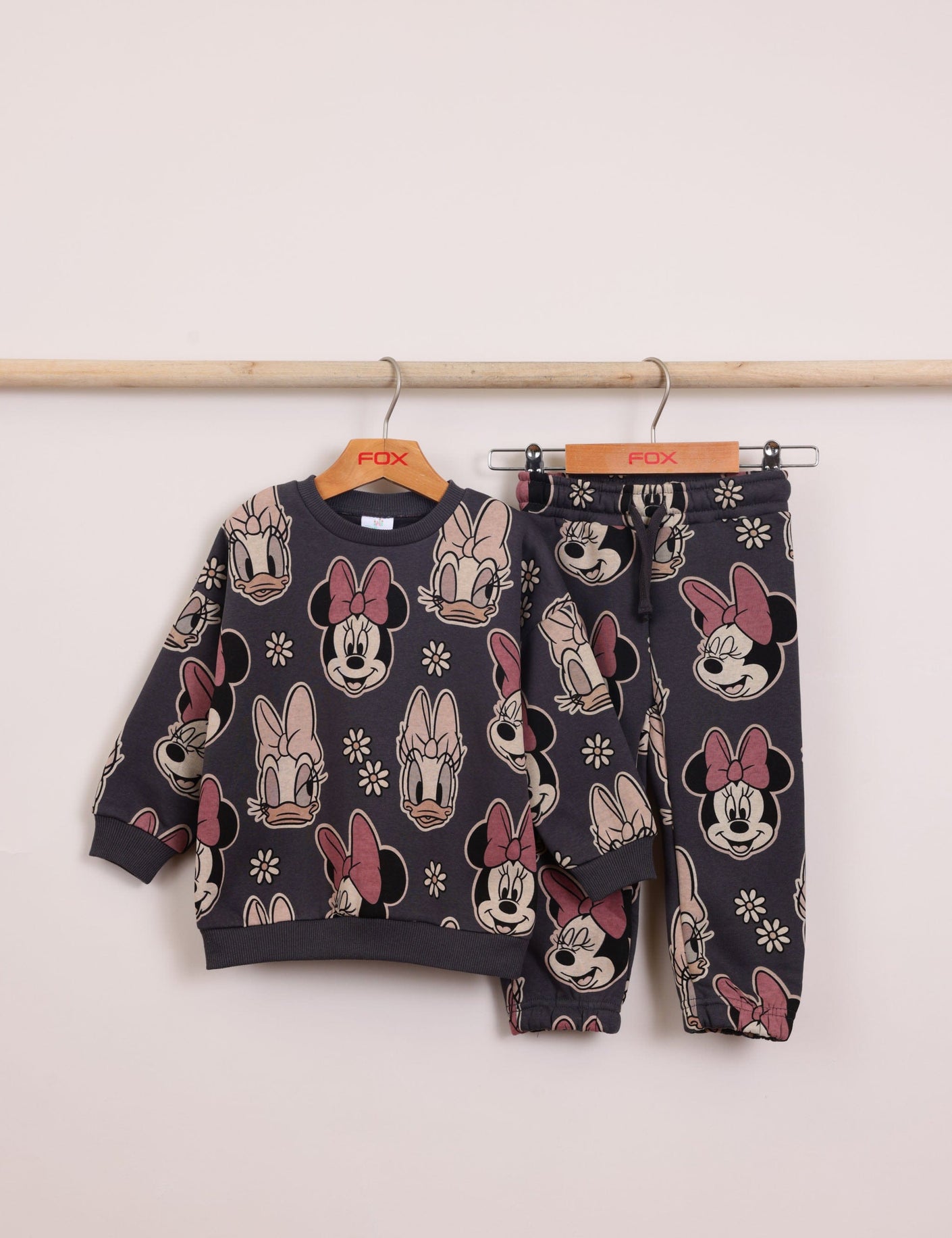 FOX תינוקות בנות פוטרים חליפת פוטר ממותגת דיסני חליפת פוטר ממותגת דיסני