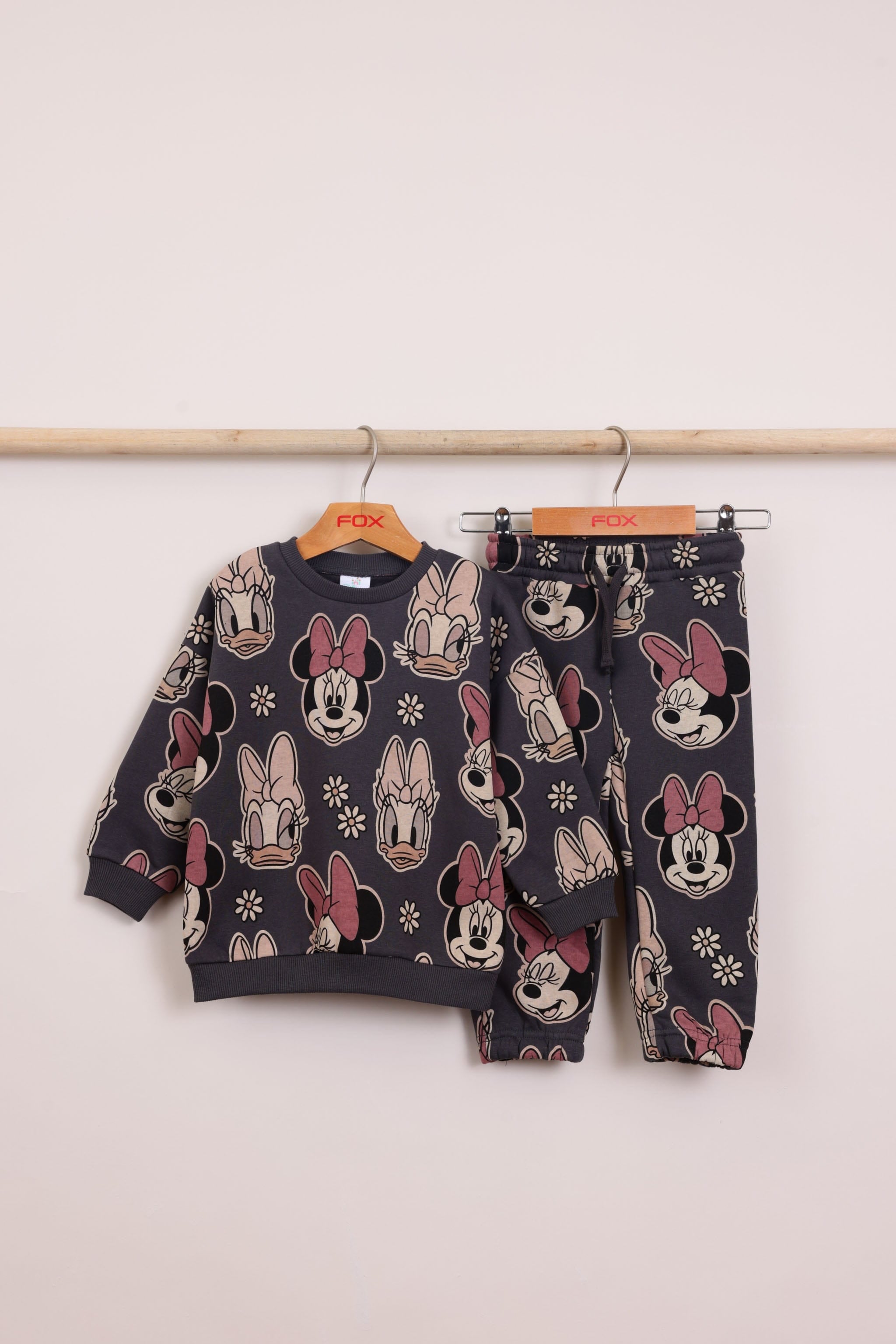 FOX תינוקות בנות פוטרים חליפת פוטר ממותגת דיסני חליפת פוטר ממותגת דיסני