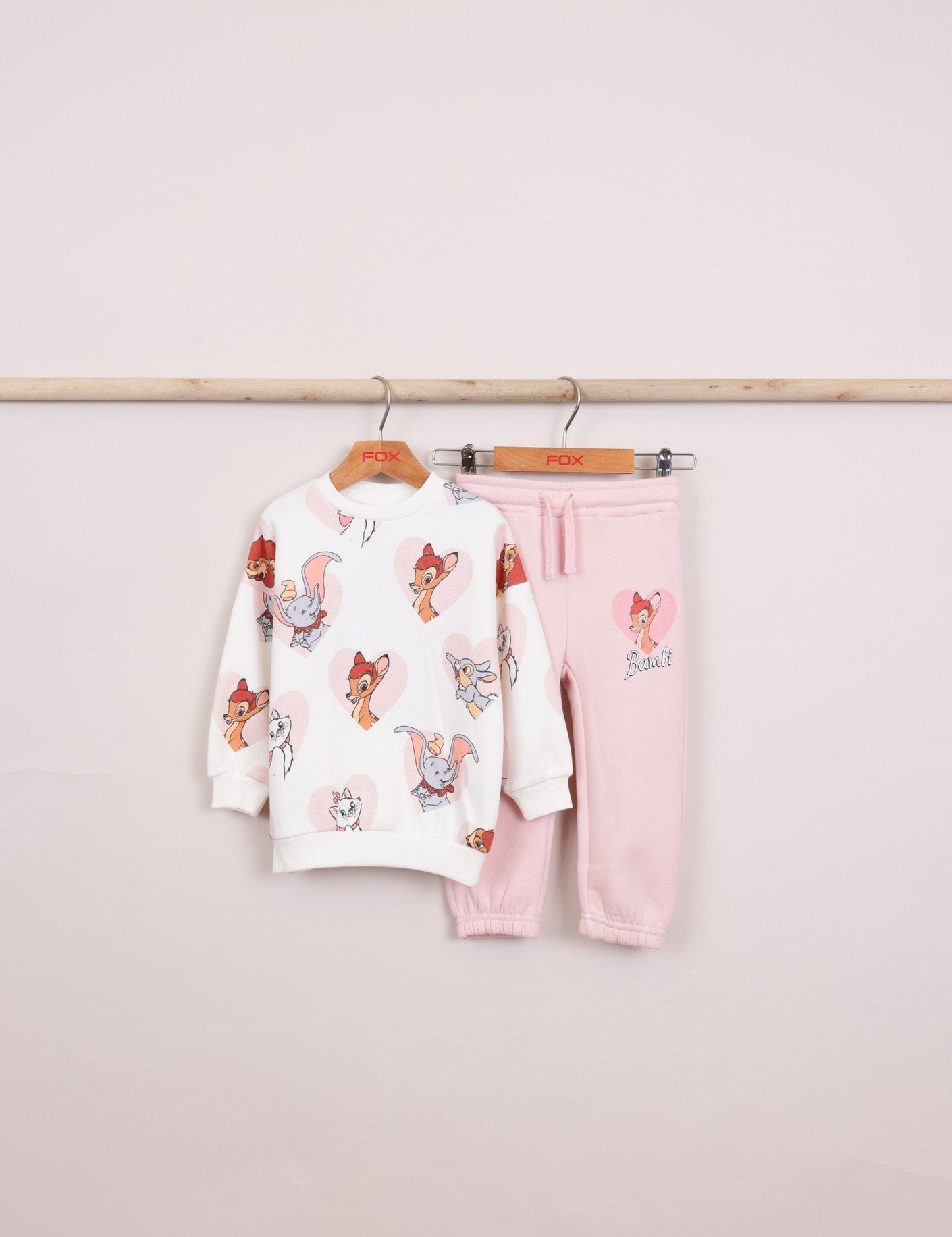 FOX תינוקות בנות פוטרים חליפת פוטר ממותגת דיסני חליפת פוטר ממותגת דיסני