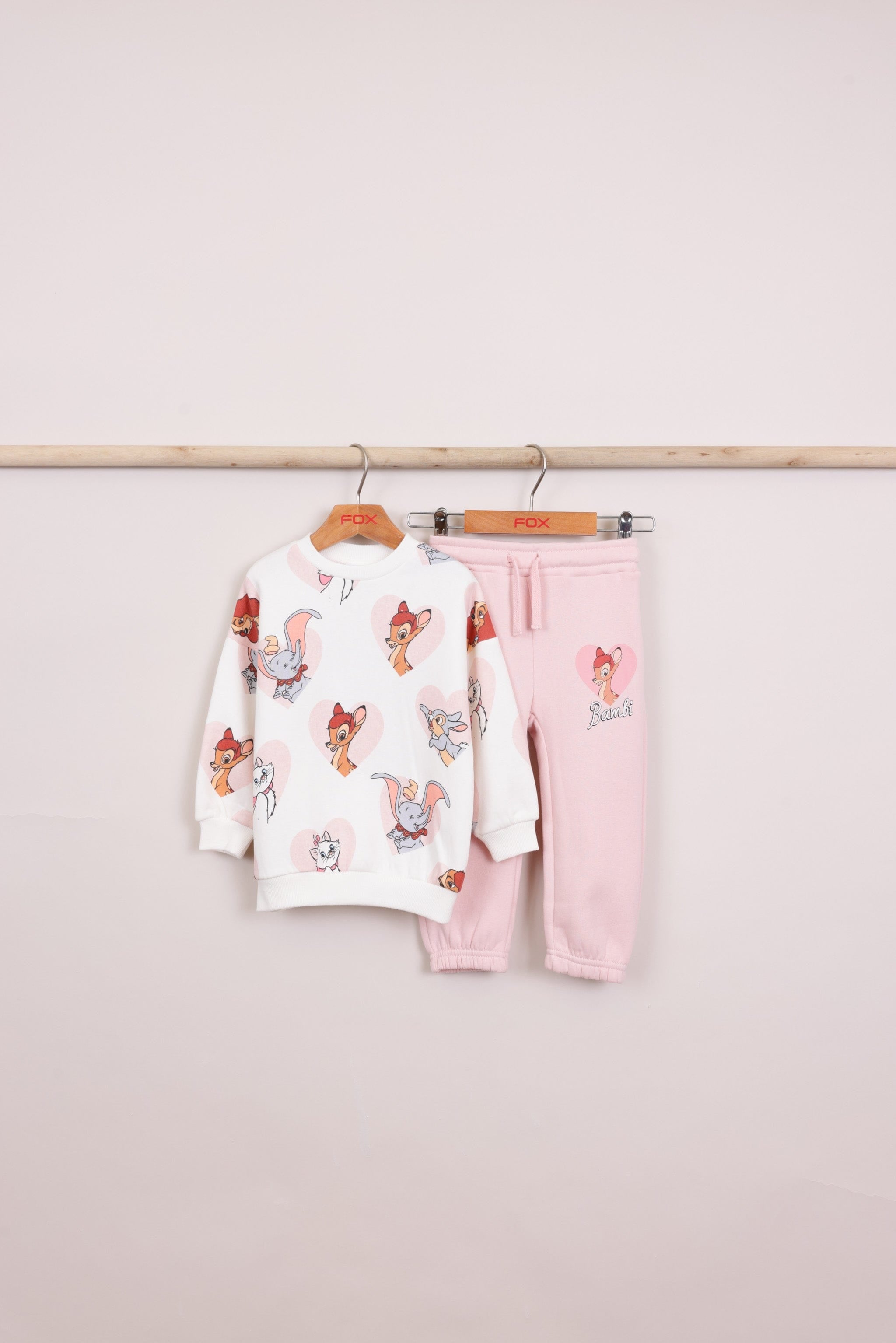 FOX תינוקות בנות פוטרים חליפת פוטר ממותגת דיסני חליפת פוטר ממותגת דיסני