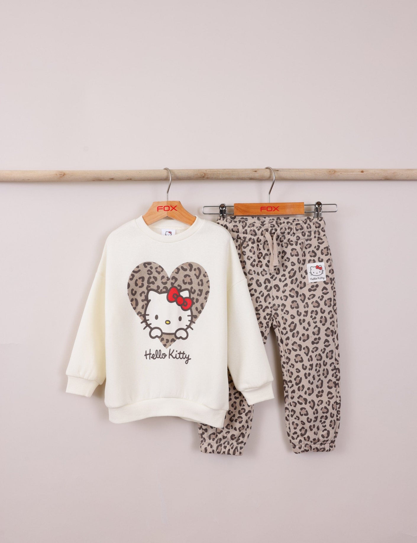 FOX תינוקות בנות אחר חליפת פוטר ממותגת הלו קיטי חליפת פוטר ממותגת הלו קיטי