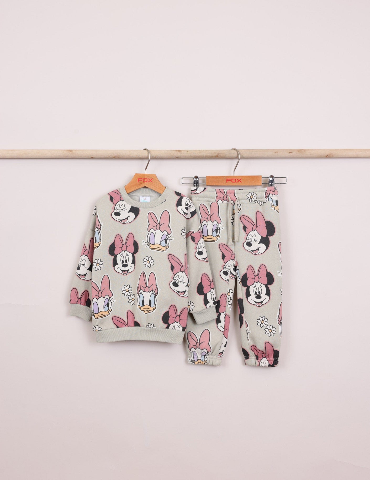 FOX תינוקות בנות פוטרים חליפת פוטר ממותגת דיסני חליפת פוטר ממותגת דיסני