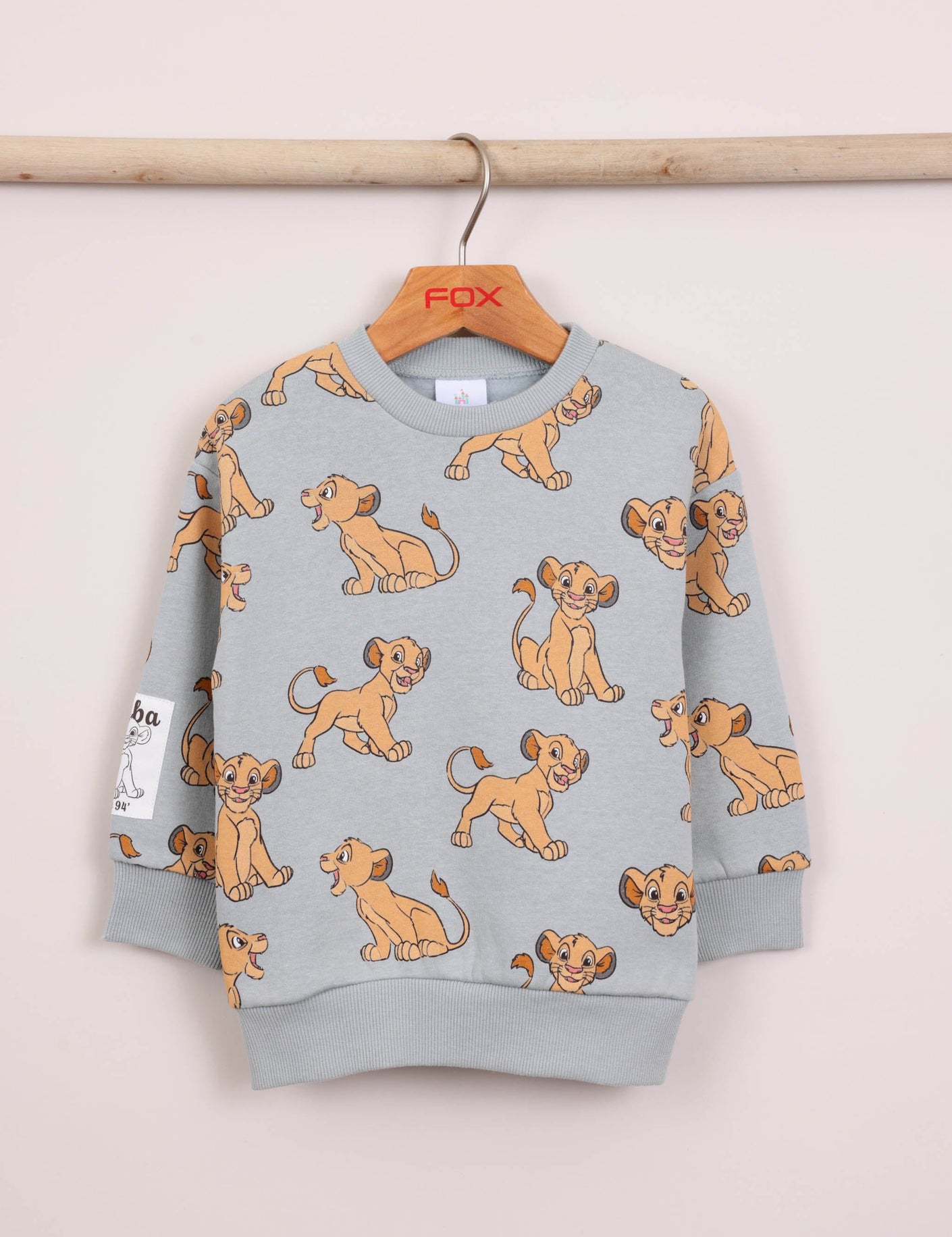 FOX תינוקות בנים פוטרים חליפת פוטר ממותגת מלך האריות חליפת פוטר ממותגת מלך האריות