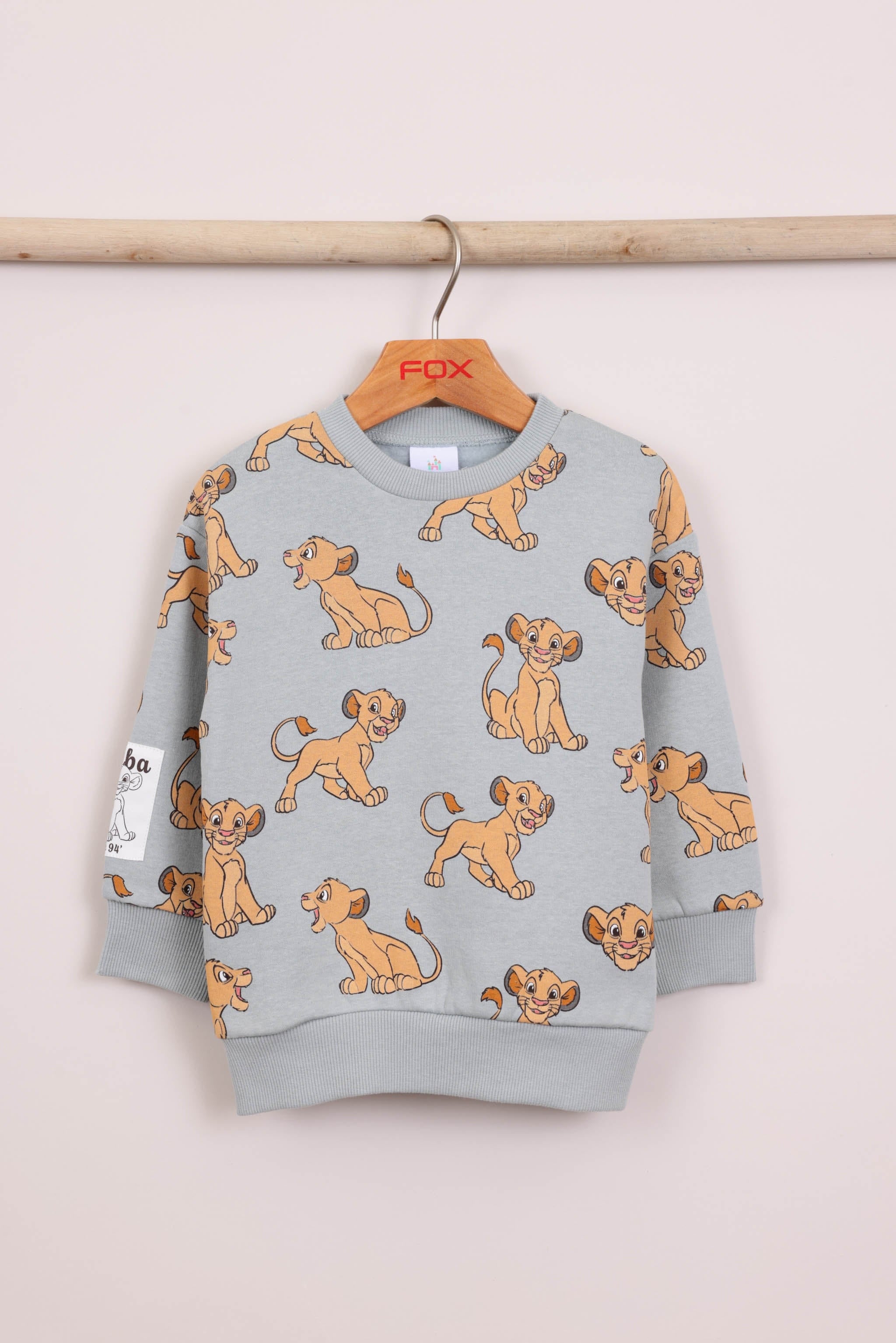 FOX תינוקות בנים פוטרים חליפת פוטר ממותגת מלך האריות חליפת פוטר ממותגת מלך האריות