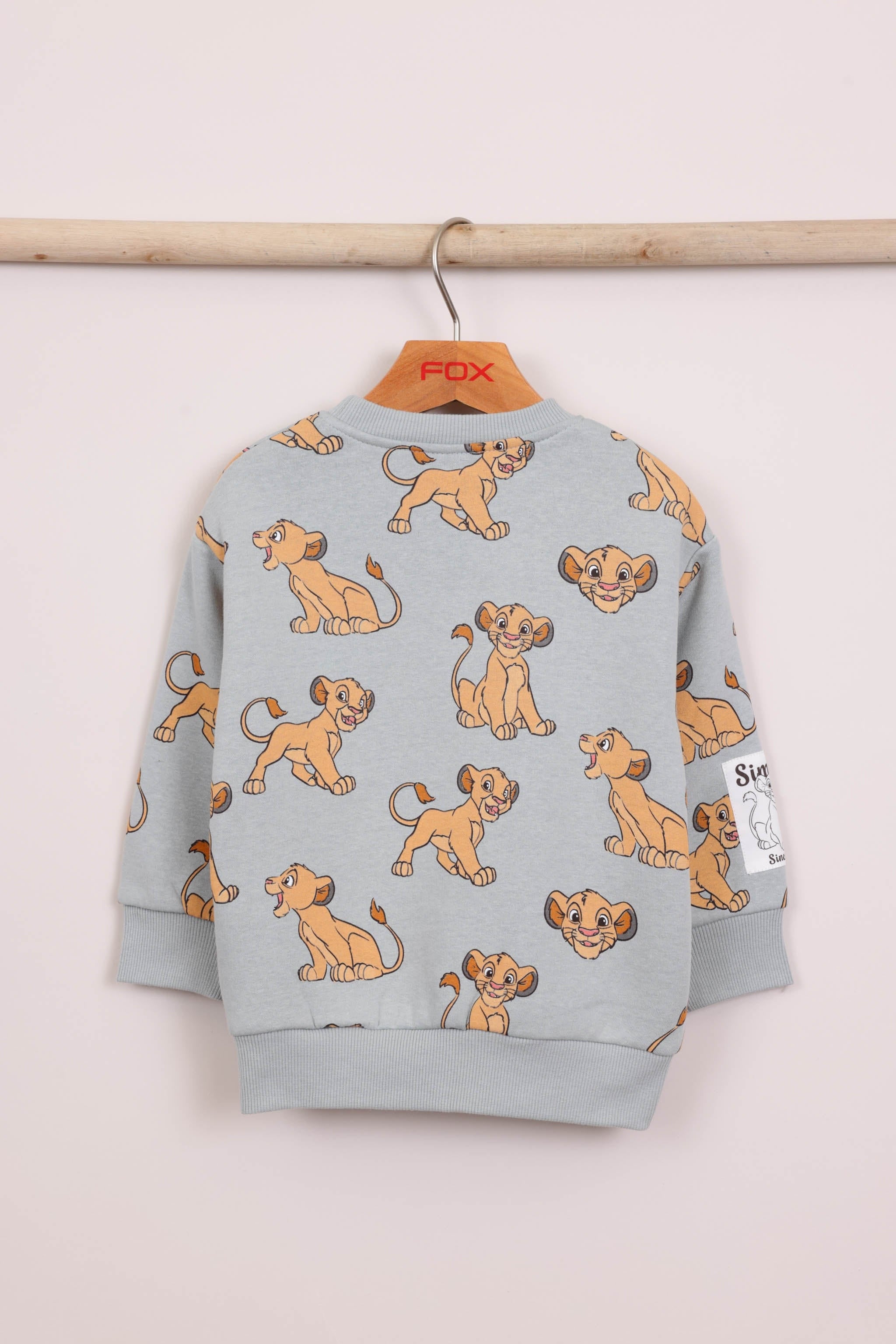 FOX תינוקות בנים פוטרים חליפת פוטר ממותגת מלך האריות חליפת פוטר ממותגת מלך האריות