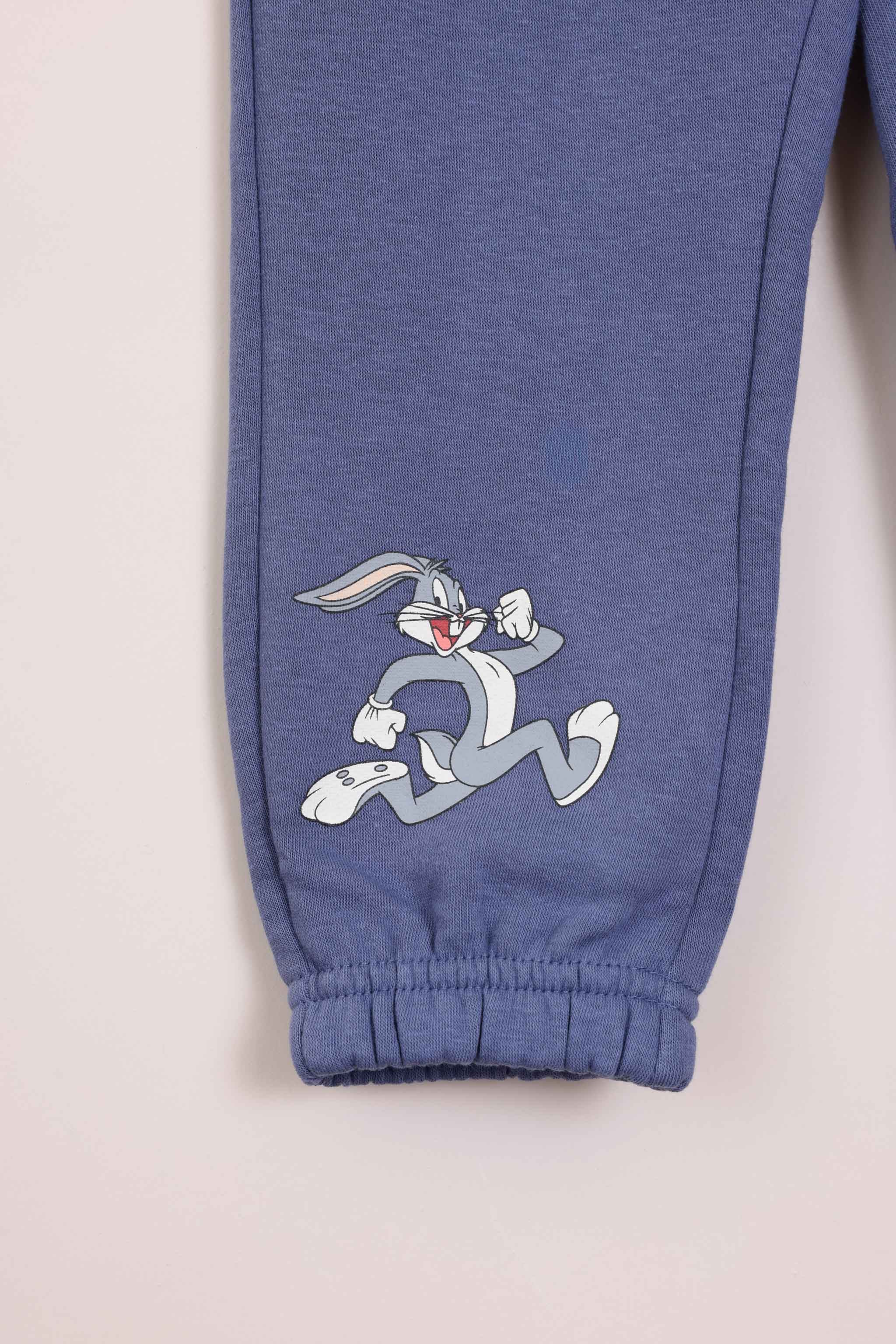 FOX תינוקות בנים פוטרים חליפת פוטר ממותגת לוני טונס חליפת פוטר ממותגת לוני טונס