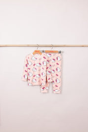 FOX תינוקות בנות אחר פיג'מה ממותגת הלו קיטי MINIME פיג'מה ממותגת הלו קיטי MINIME