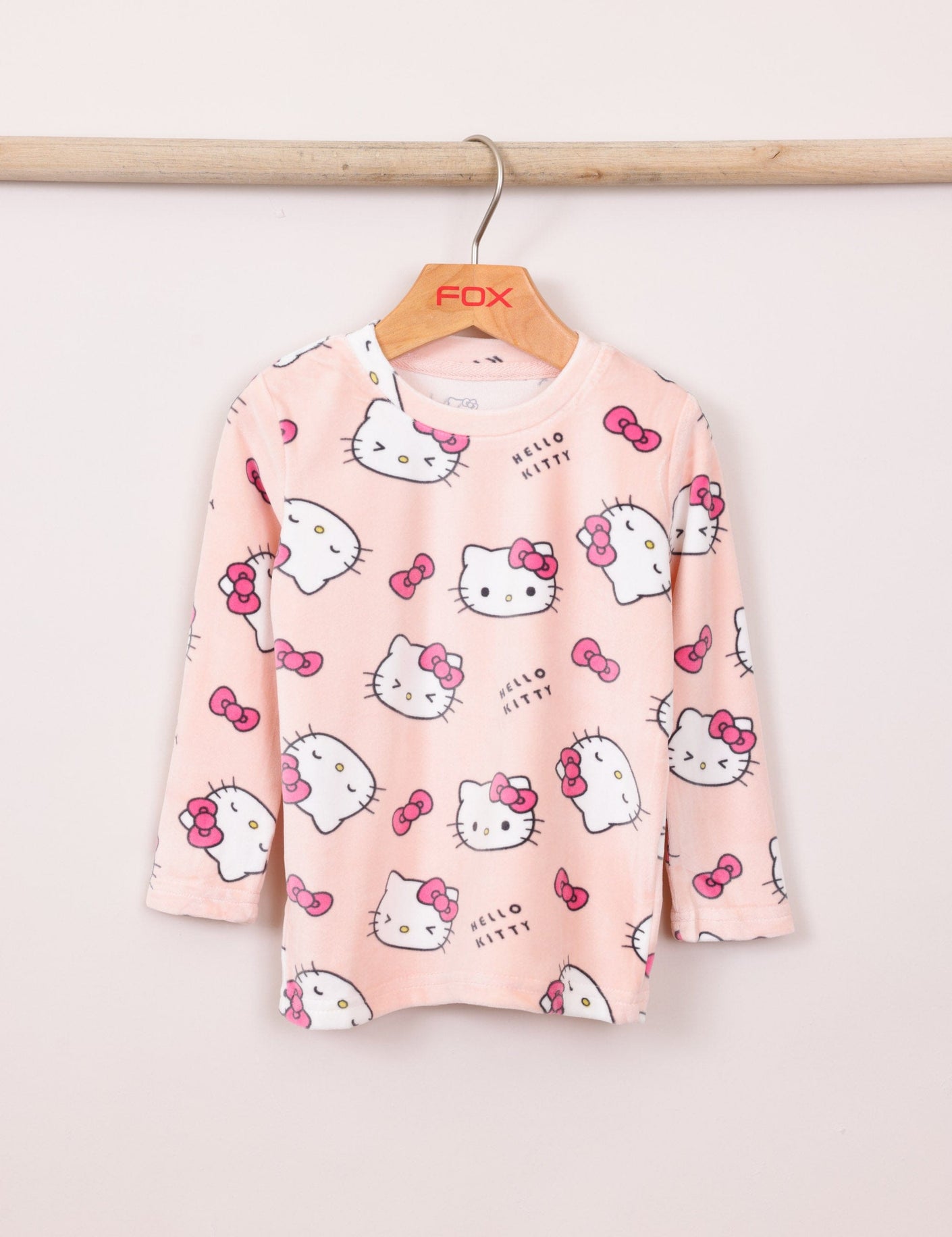 FOX תינוקות בנות אחר פיג'מה ממותגת הלו קיטי MINIME פיג'מה ממותגת הלו קיטי MINIME