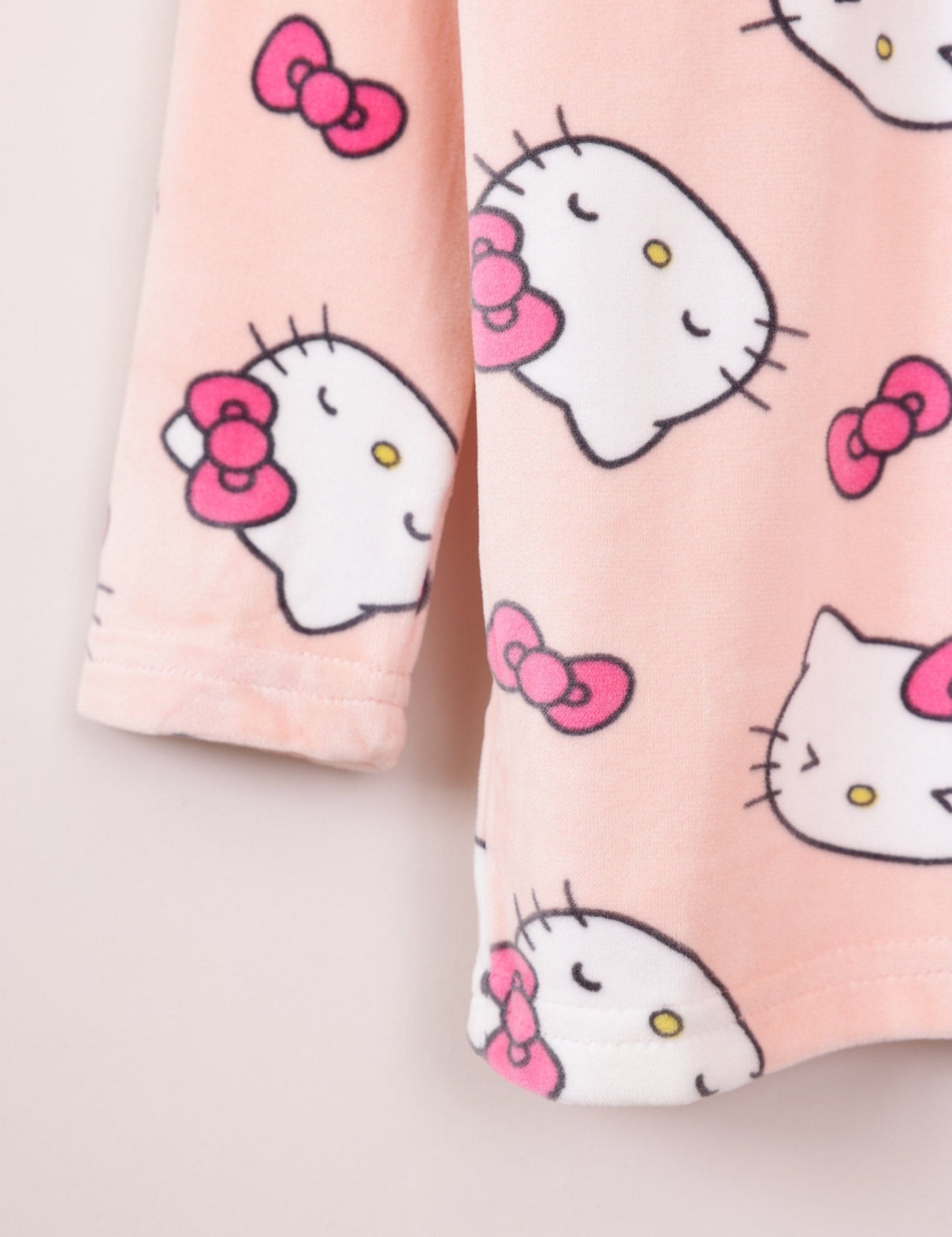 FOX תינוקות בנות אחר פיג'מה ממותגת הלו קיטי MINIME פיג'מה ממותגת הלו קיטי MINIME