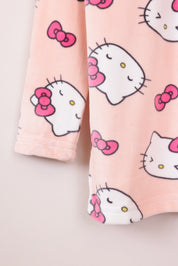 FOX תינוקות בנות אחר פיג'מה ממותגת הלו קיטי MINIME פיג'מה ממותגת הלו קיטי MINIME