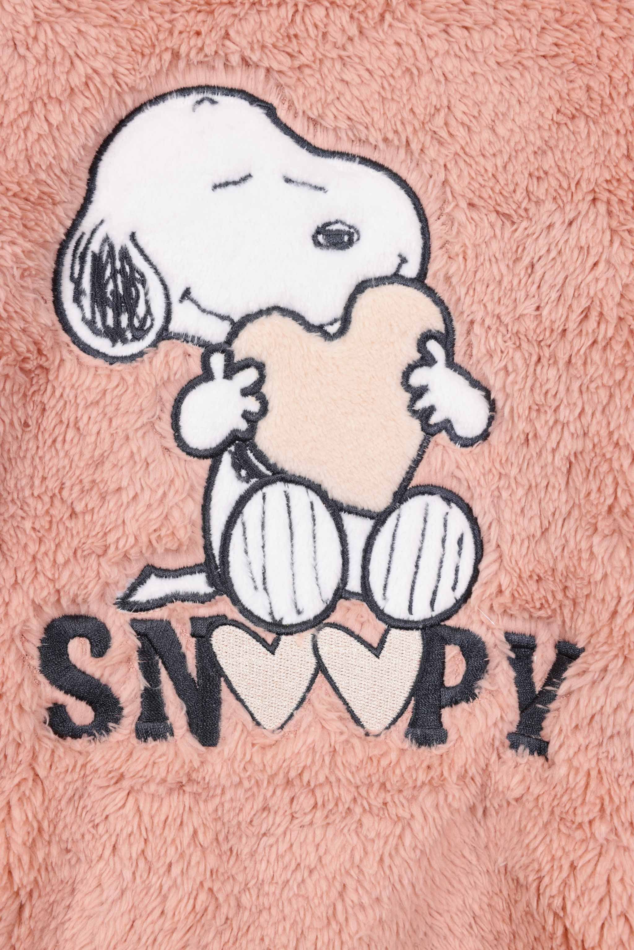 FOX תינוקות בנות אחר פיג'מה פליז ממותגת סנופי פיג'מה פליז ממותגת סנופי