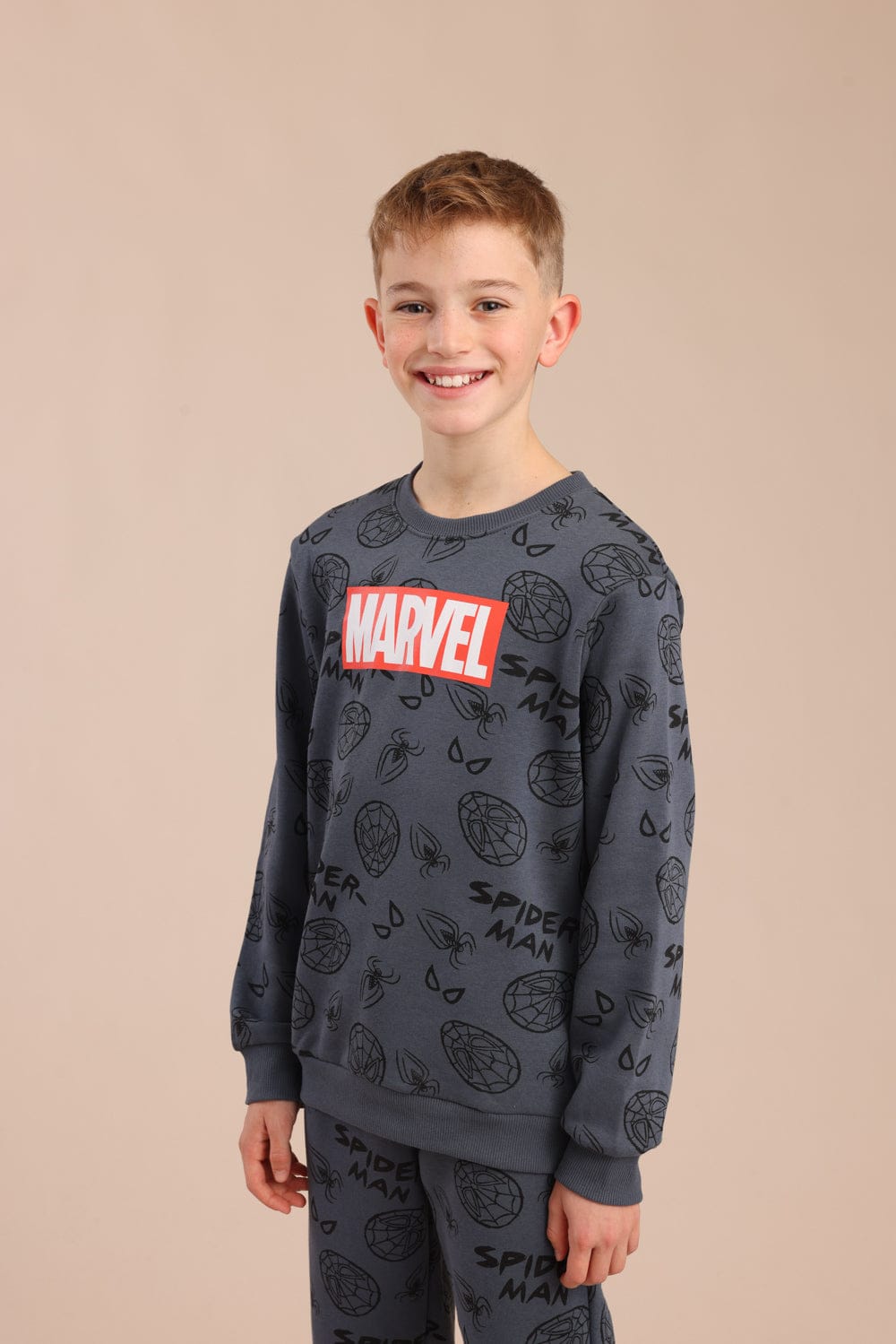 FOX בנים אחר פיג'מה ממותגת מארוול פיג'מה ממותגת מארוול