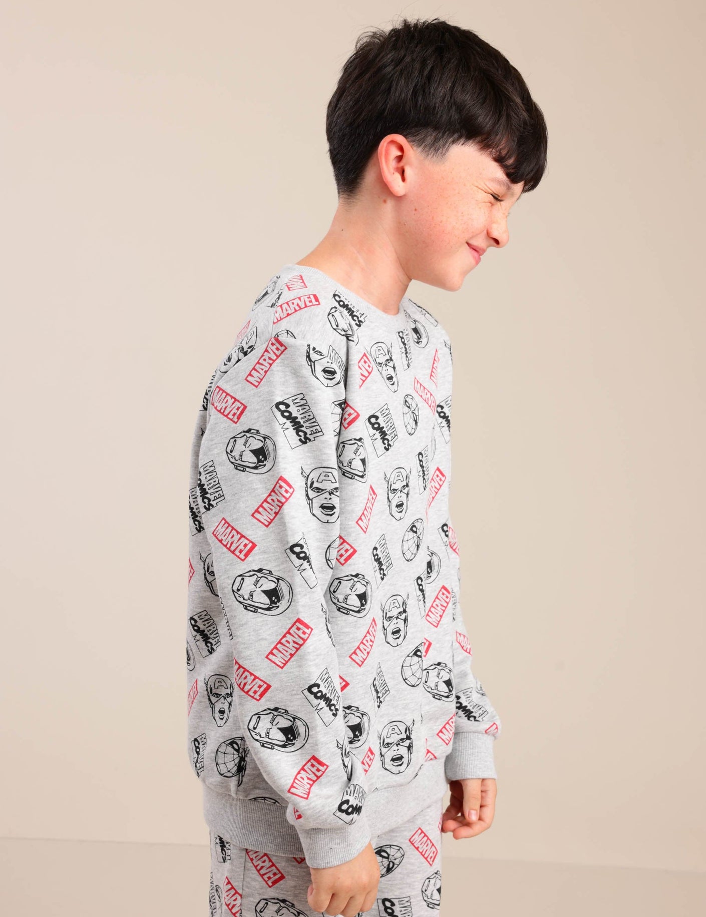 FOX בנים אחר פיג'מה ממותגת מארוול פיג'מה ממותגת מארוול