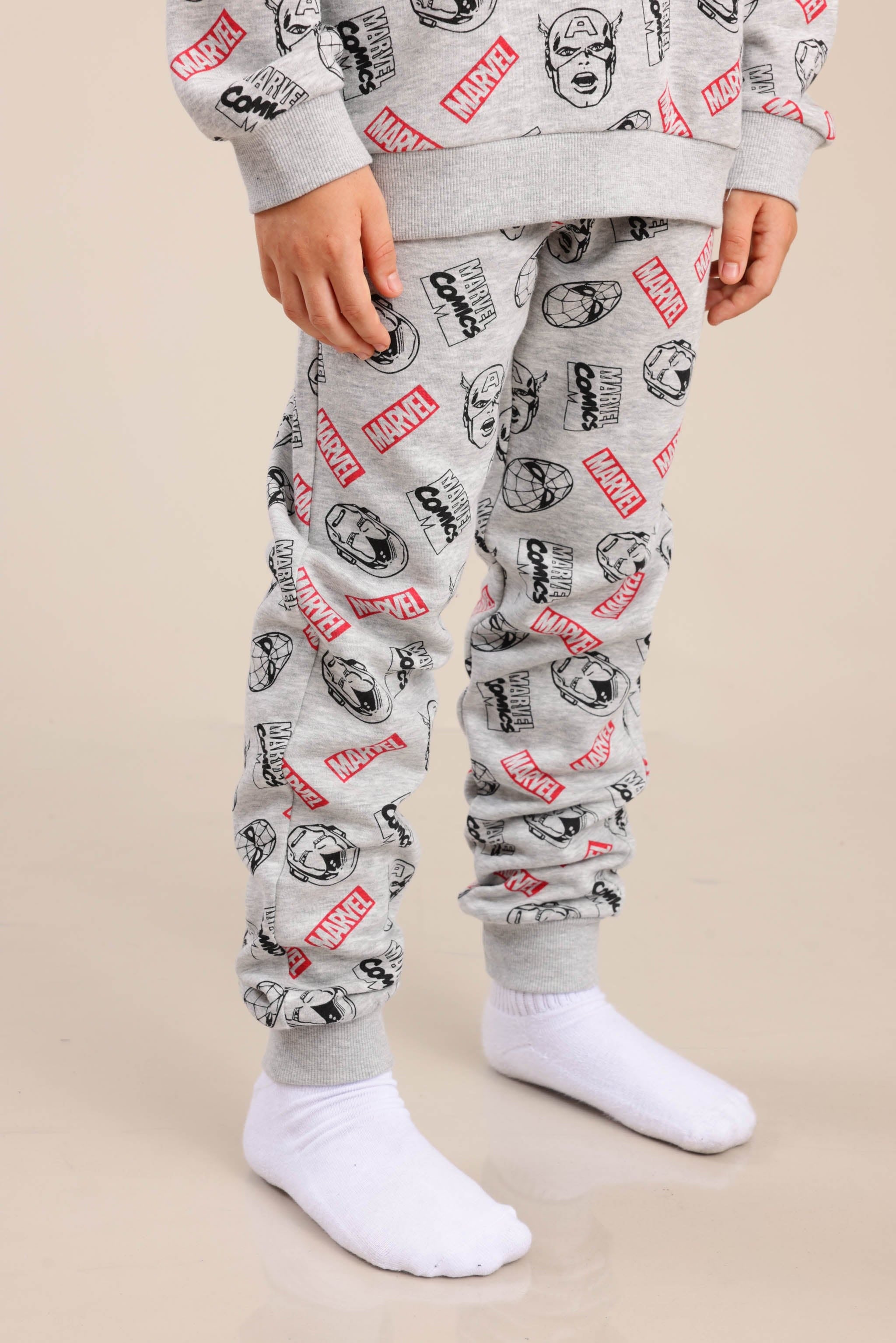FOX בנים אחר פיג'מה ממותגת מארוול פיג'מה ממותגת מארוול
