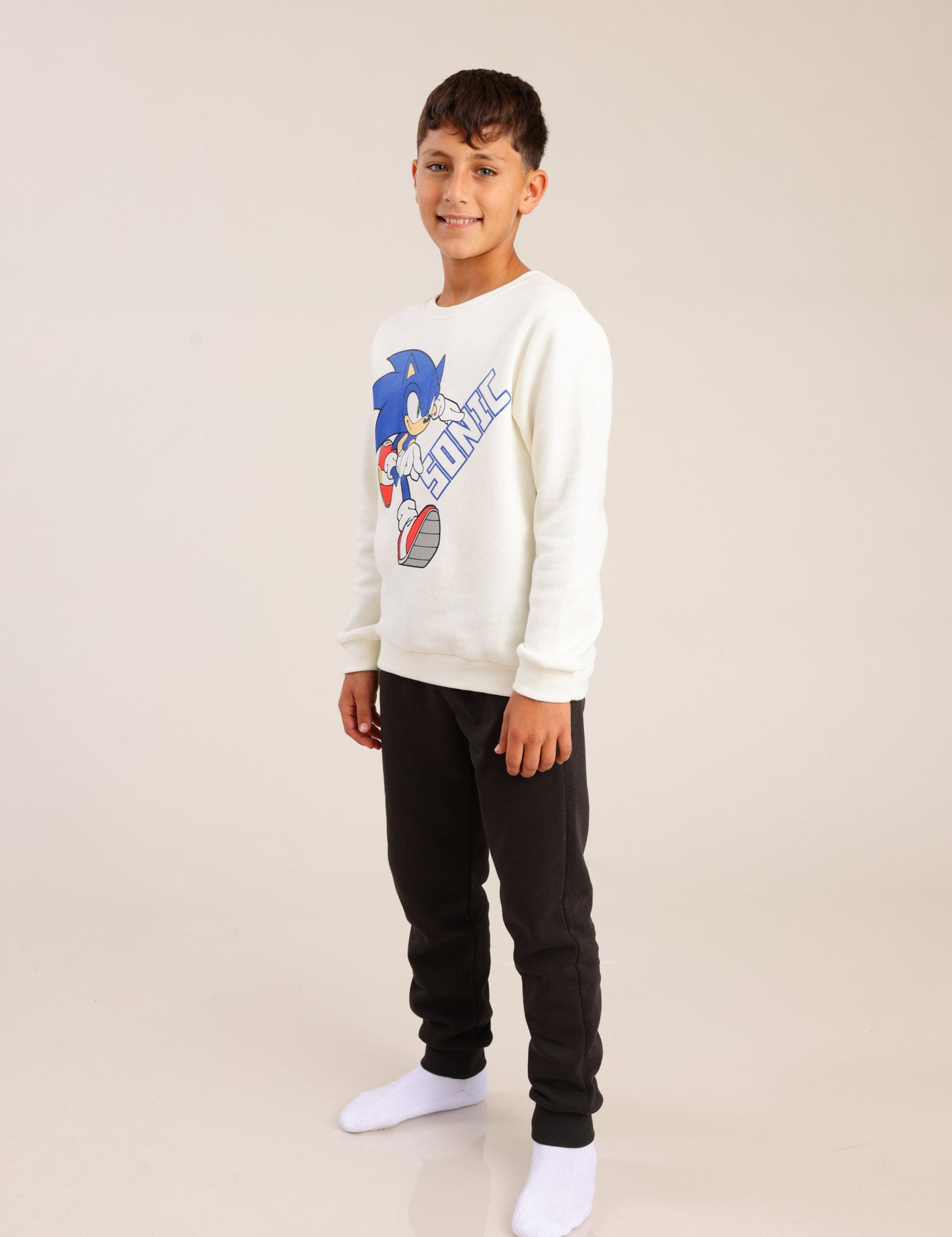 FOX בנים אחר פיג'מה ממותגת סוניק פיג'מה ממותגת סוניק