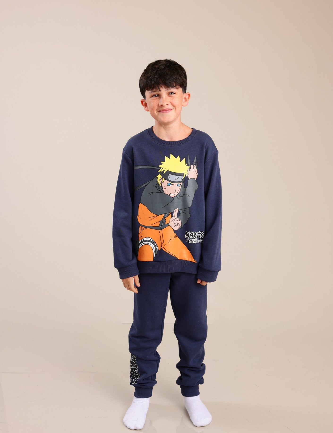 FOX בנים אחר פיג'מה ממותגת נארוטו פיג'מה ממותגת נארוטו