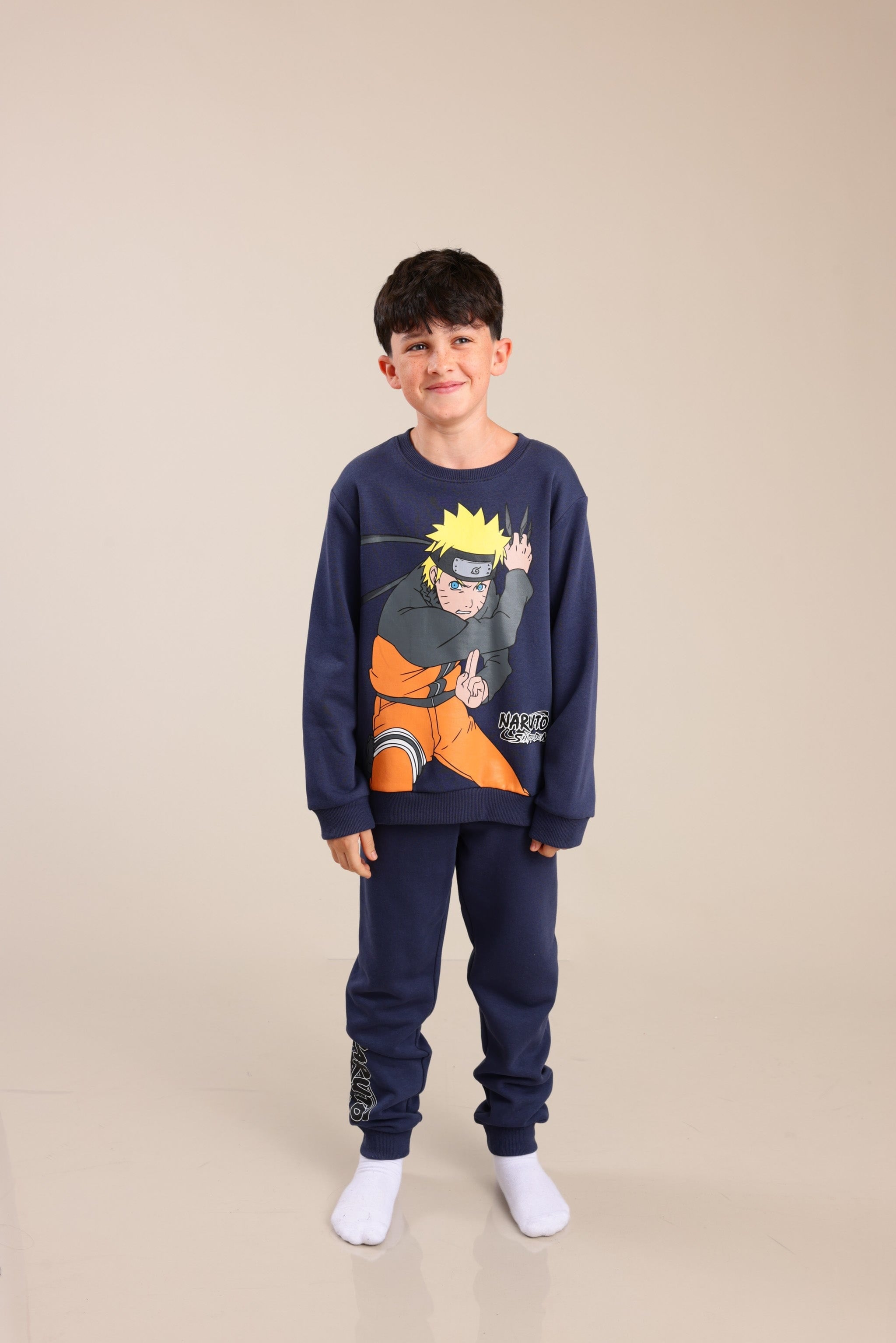 FOX בנים אחר פיג'מה ממותגת נארוטו פיג'מה ממותגת נארוטו