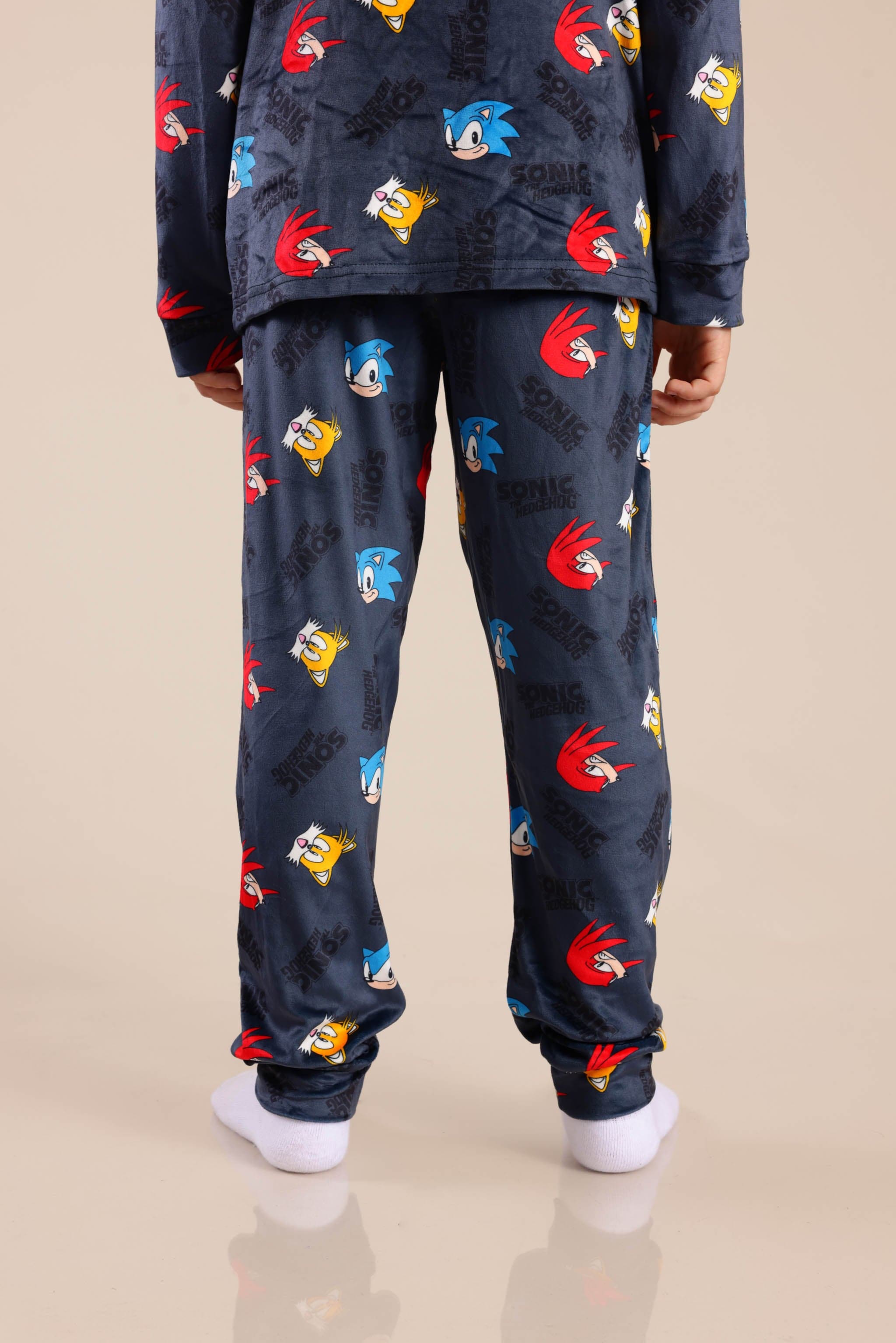 FOX בנים אחר פיג'מה ממותגת סוניק פיג'מה ממותגת סוניק