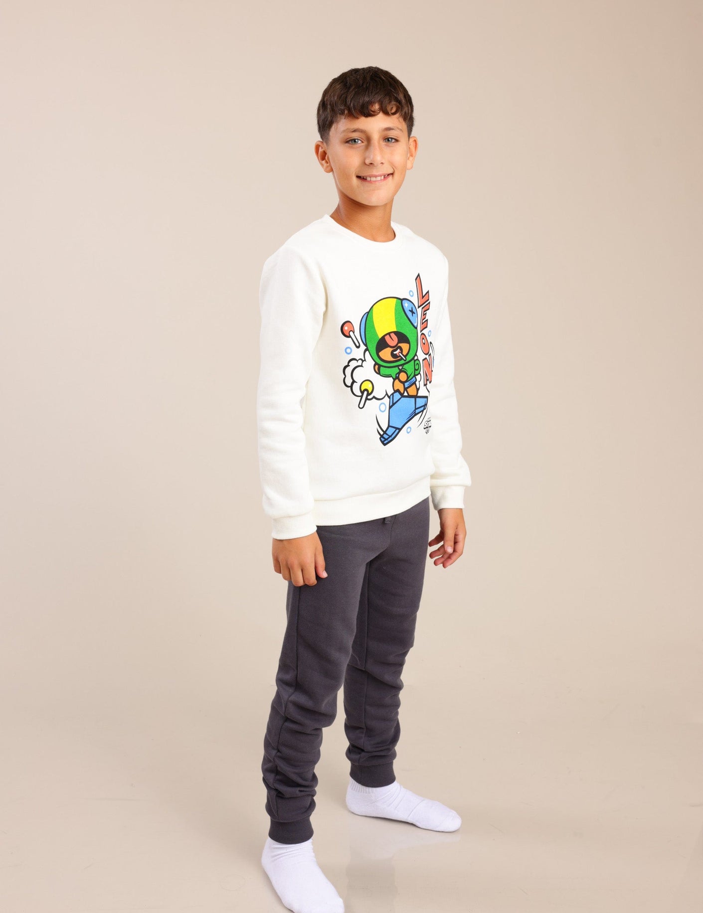 FOX בנים אחר פיג'מה ממותגת בראול סטארס פיג'מה ממותגת בראול סטארס