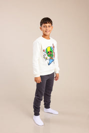 FOX בנים אחר פיג'מה ממותגת בראול סטארס פיג'מה ממותגת בראול סטארס