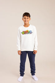 FOX בנים אחר פיג'מה ממותגת בראול סטארס פיג'מה ממותגת בראול סטארס