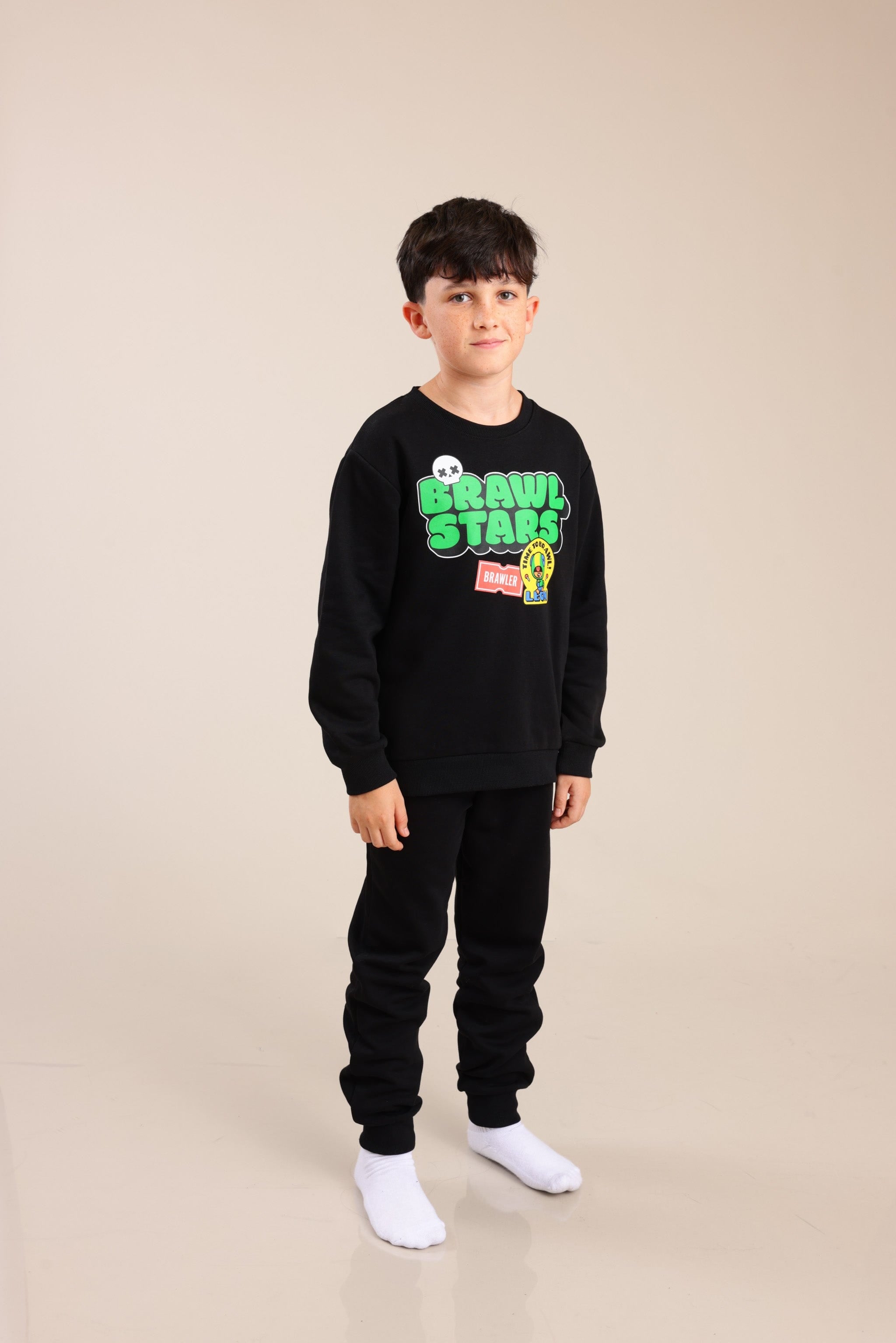 FOX בנים אחר פיג'מה ממותגת בראול סטארס פיג'מה ממותגת בראול סטארס