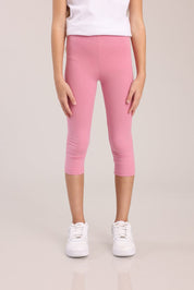 FOX בנות מכנסיים טייץ חלק 3/4 טייץ חלק 3/4