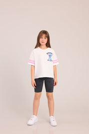 FOX בנות מכנסיים קצרים טייץ ממותג סטיץ' דיסני טייץ ממותג סטיץ' דיסני