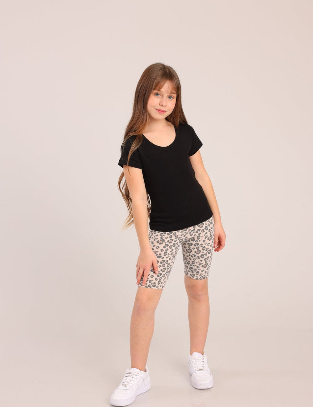 FOX בנות מכנסיים קצרים טייץ עם הדפס טייץ עם הדפס