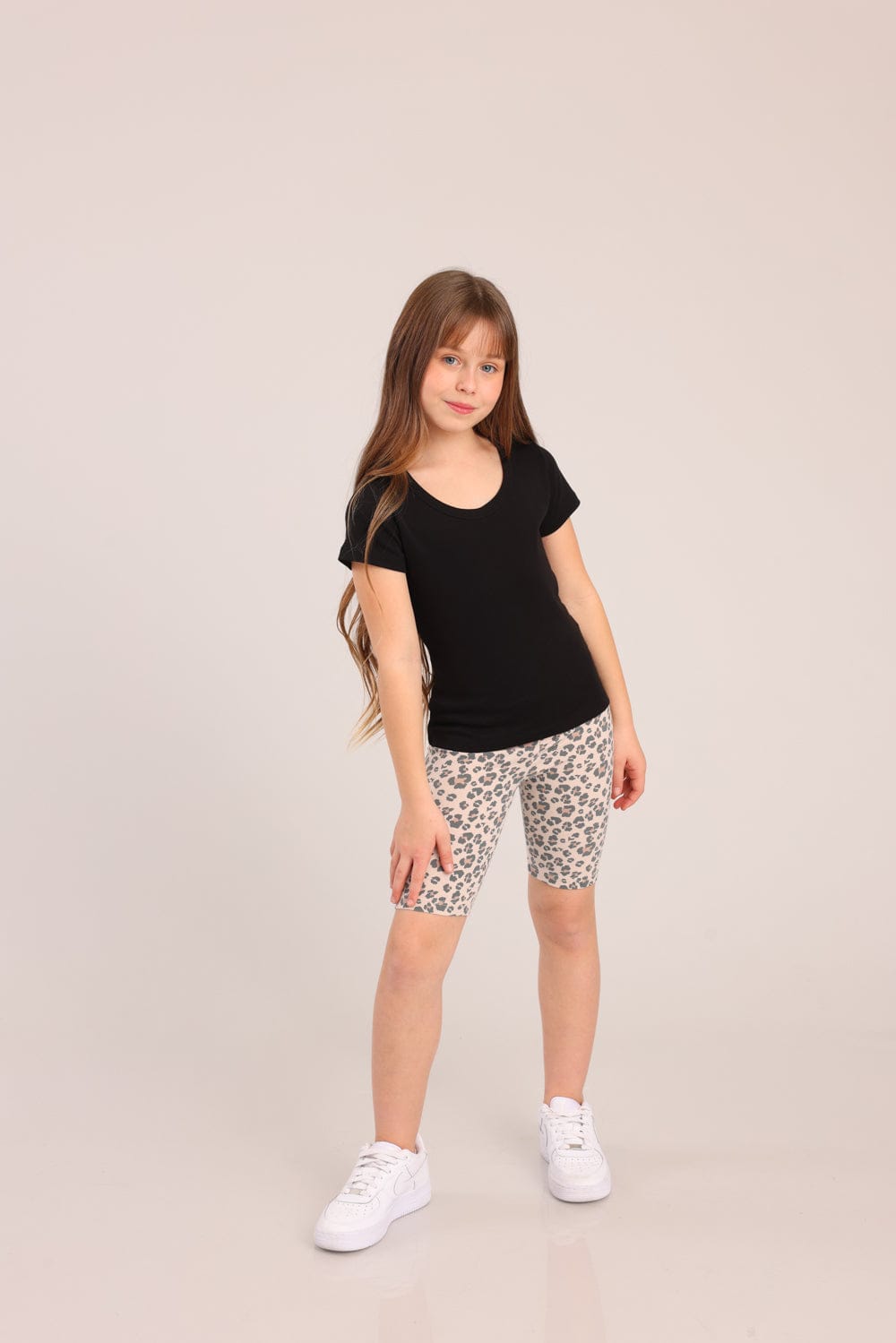 FOX בנות מכנסיים קצרים טייץ עם הדפס טייץ עם הדפס