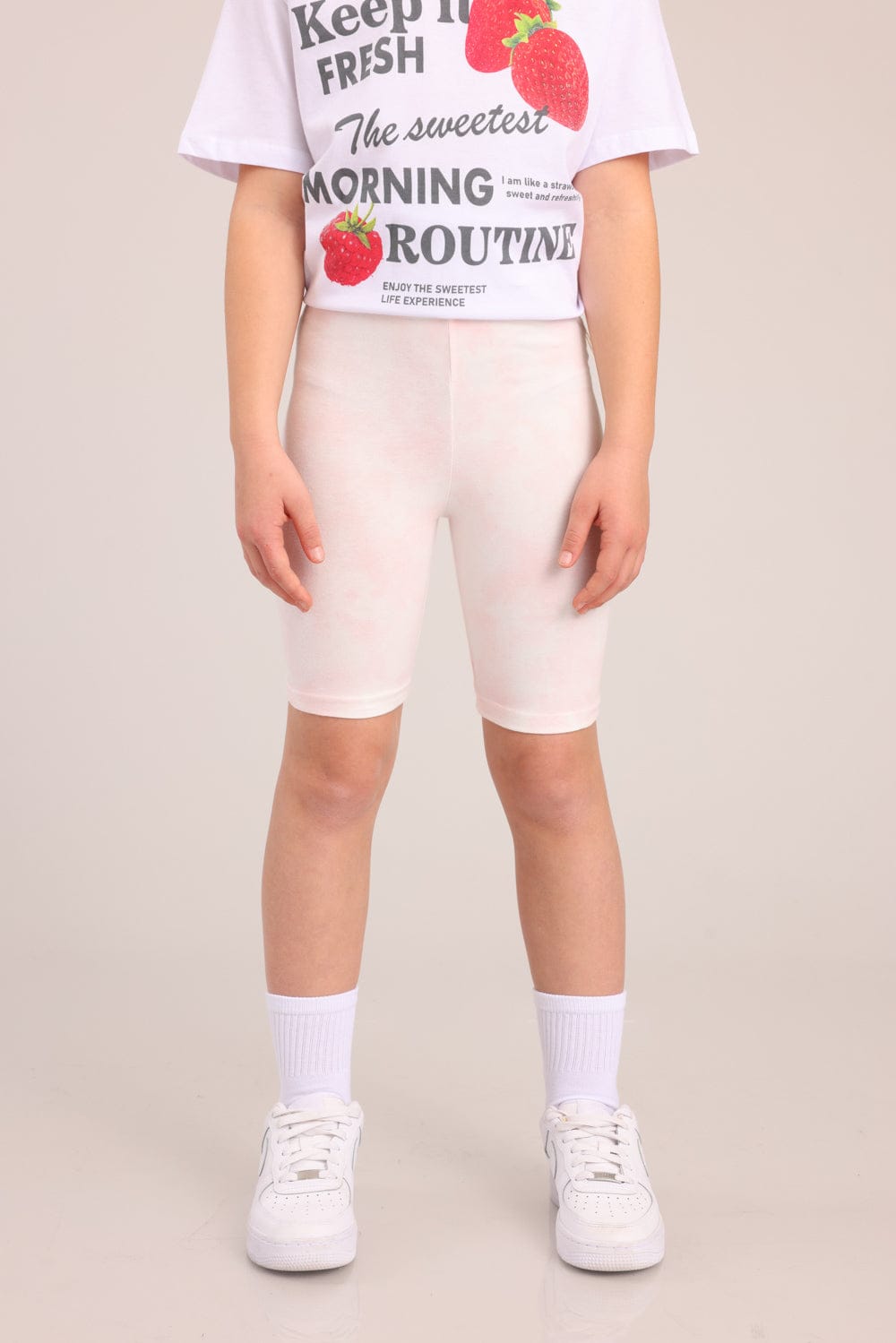 FOX בנות מכנסיים קצרים טייץ עם הדפס טייץ עם הדפס