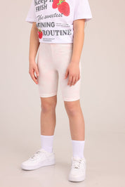 FOX בנות מכנסיים קצרים טייץ עם הדפס טייץ עם הדפס