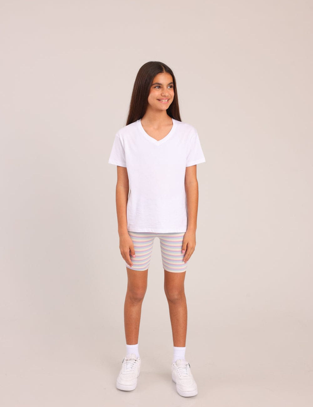 FOX בנות מכנסיים קצרים טייץ עם פסים טייץ עם פסים