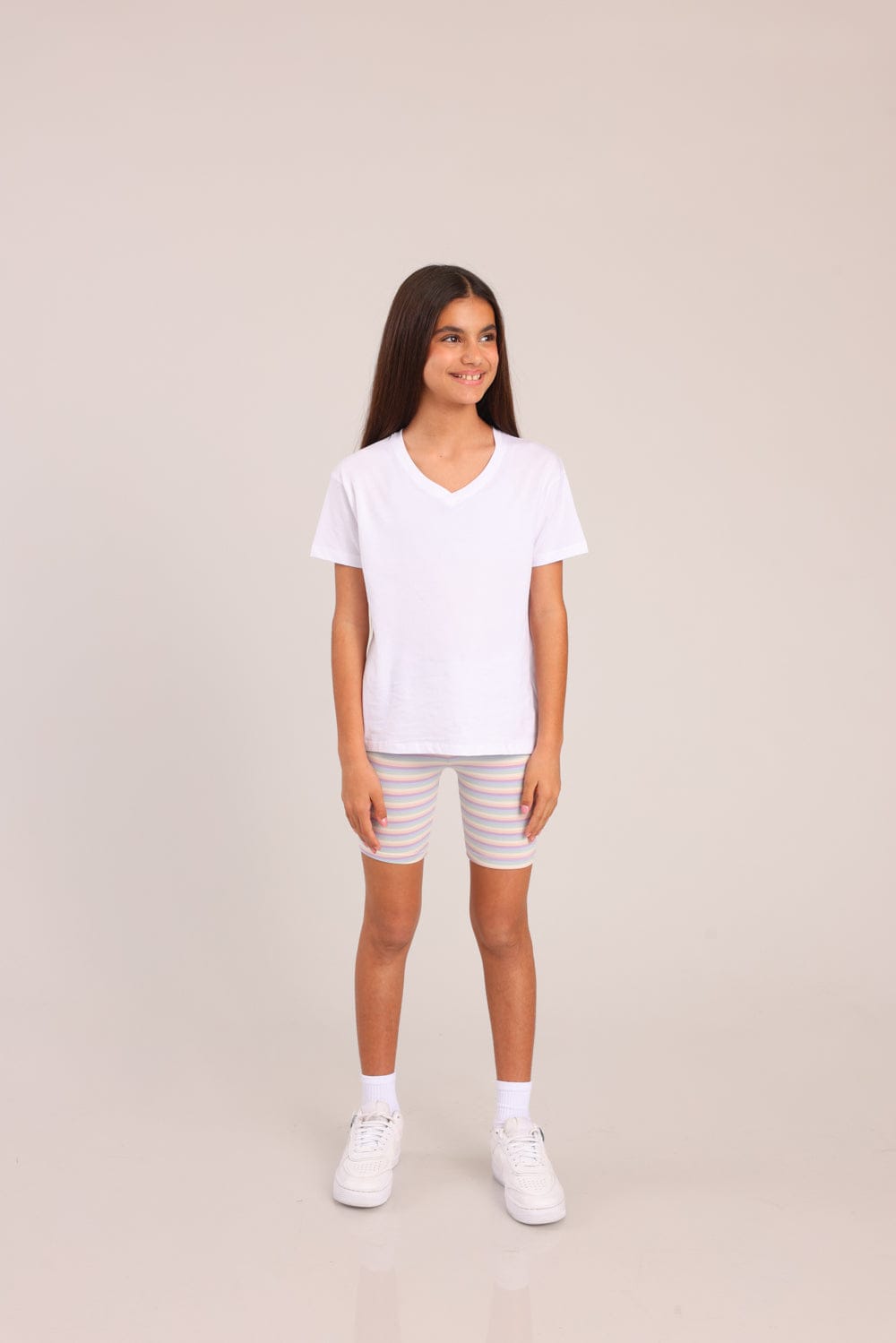 FOX בנות מכנסיים קצרים טייץ עם פסים טייץ עם פסים