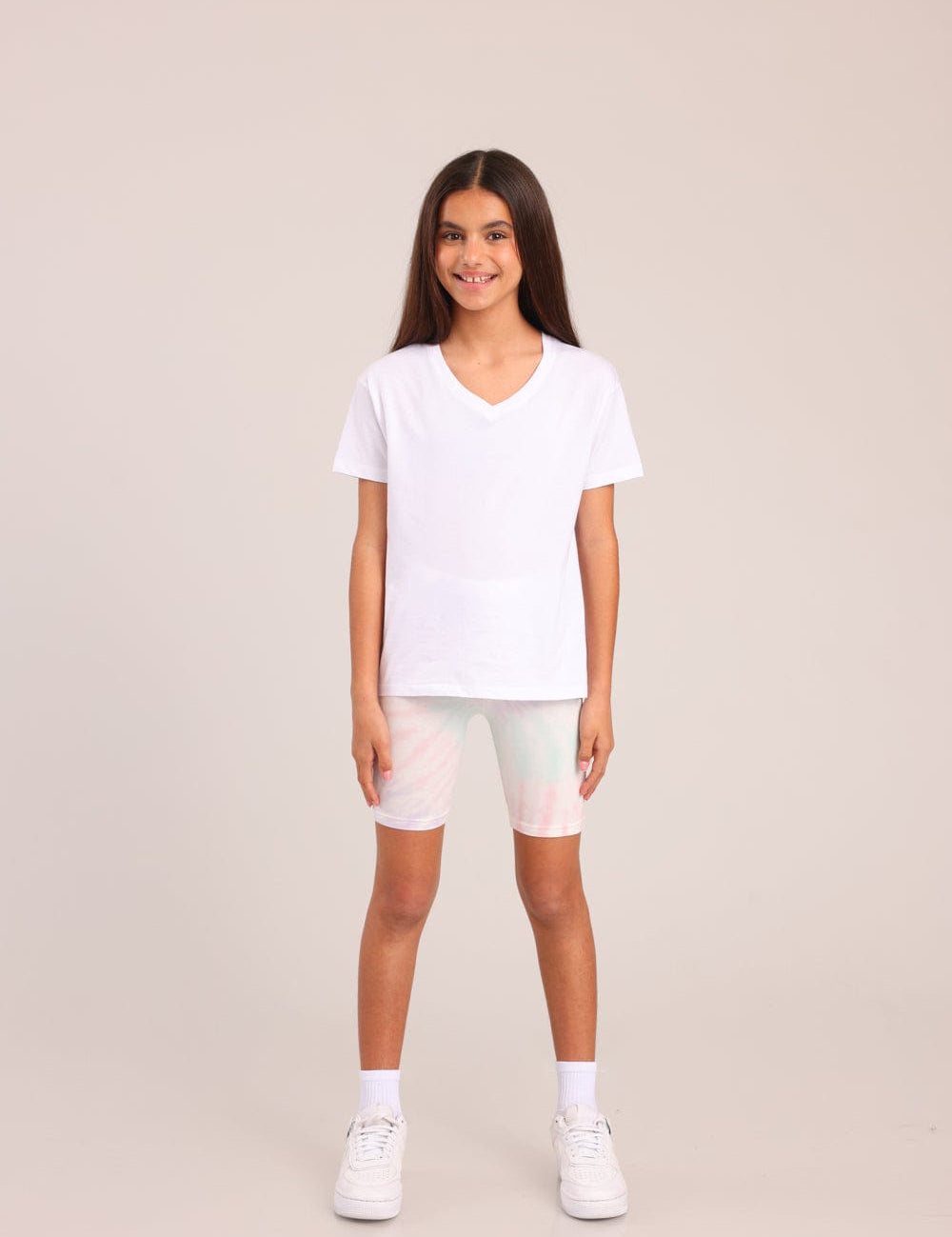 FOX בנות מכנסיים קצרים טייץ עם הדפס טייץ עם הדפס