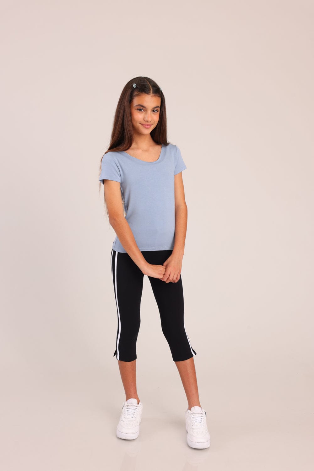 FOX בנות מכנסיים קצרים טייץ עם פסים טייץ עם פסים