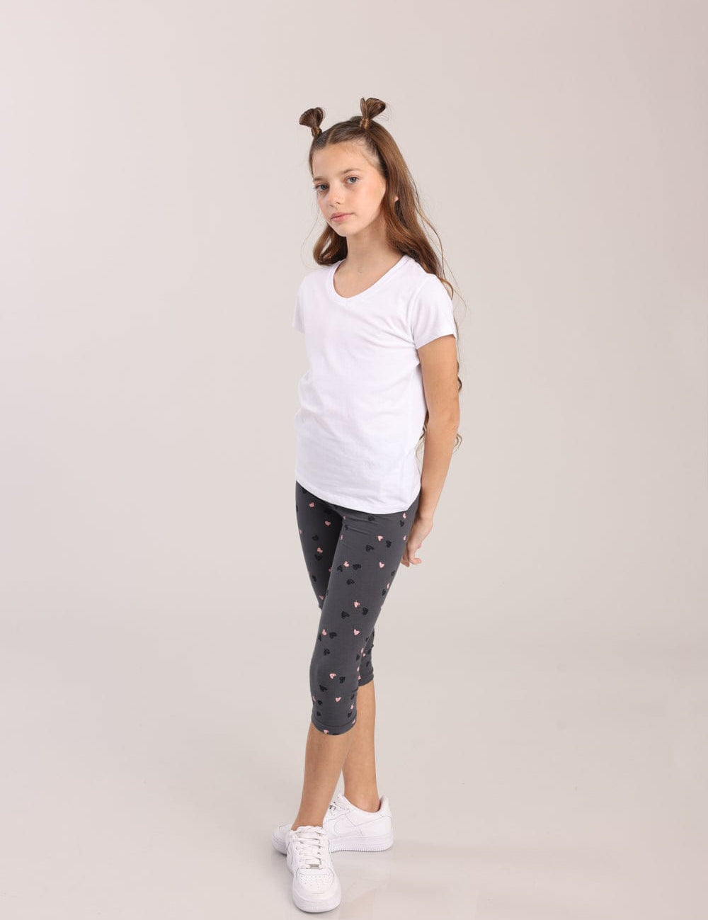 FOX בנות מכנסיים טייץ עם הדפס טייץ עם הדפס